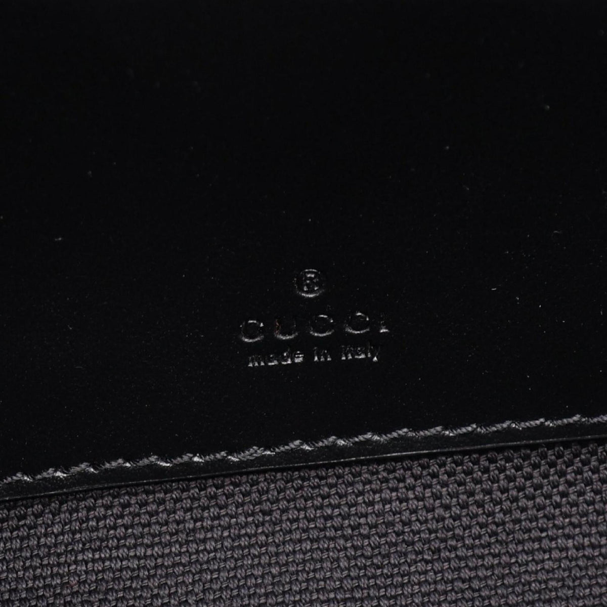 Gucci Black Gg Supreme Leather Handbag Shoulder Bag (Pre-Owned)