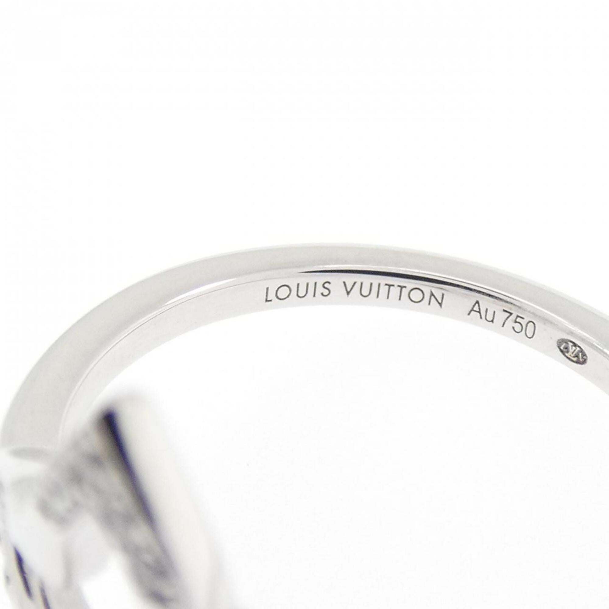 Louis Vuitton White Gold (18K) Band Ring (Pre-Owned)