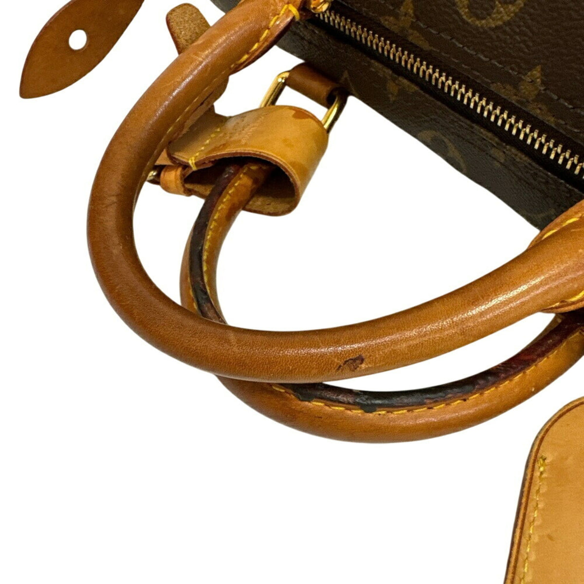 Louis Vuitton Brown Monogram Leather Boston Bag Handbag (Pre-Owned)