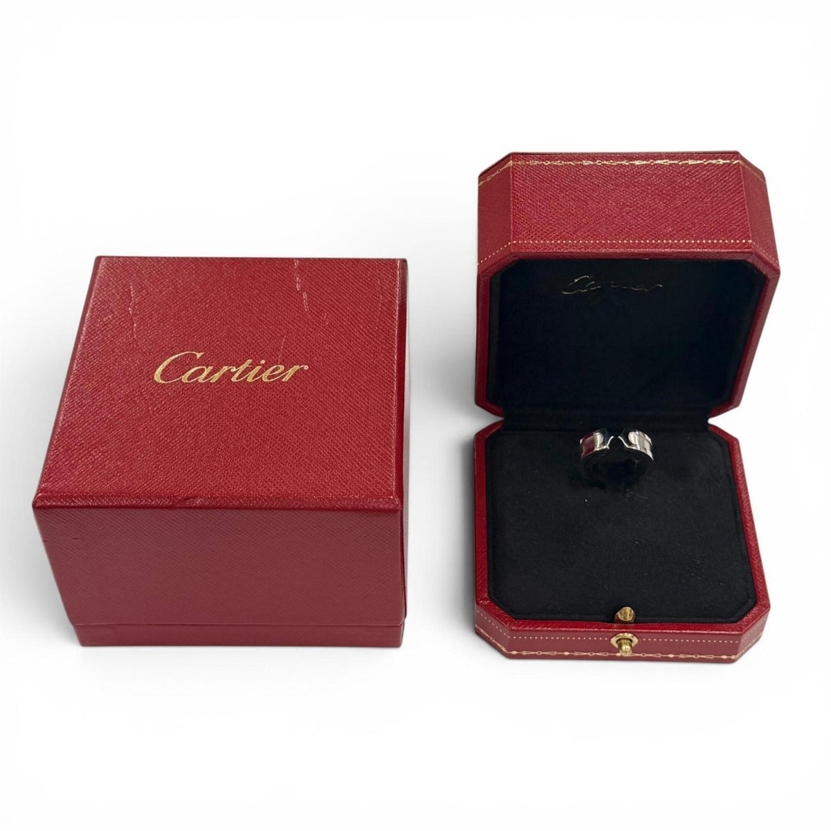 Cartier White Gold White Gold (18K) Band Ring (Pre-Owned)