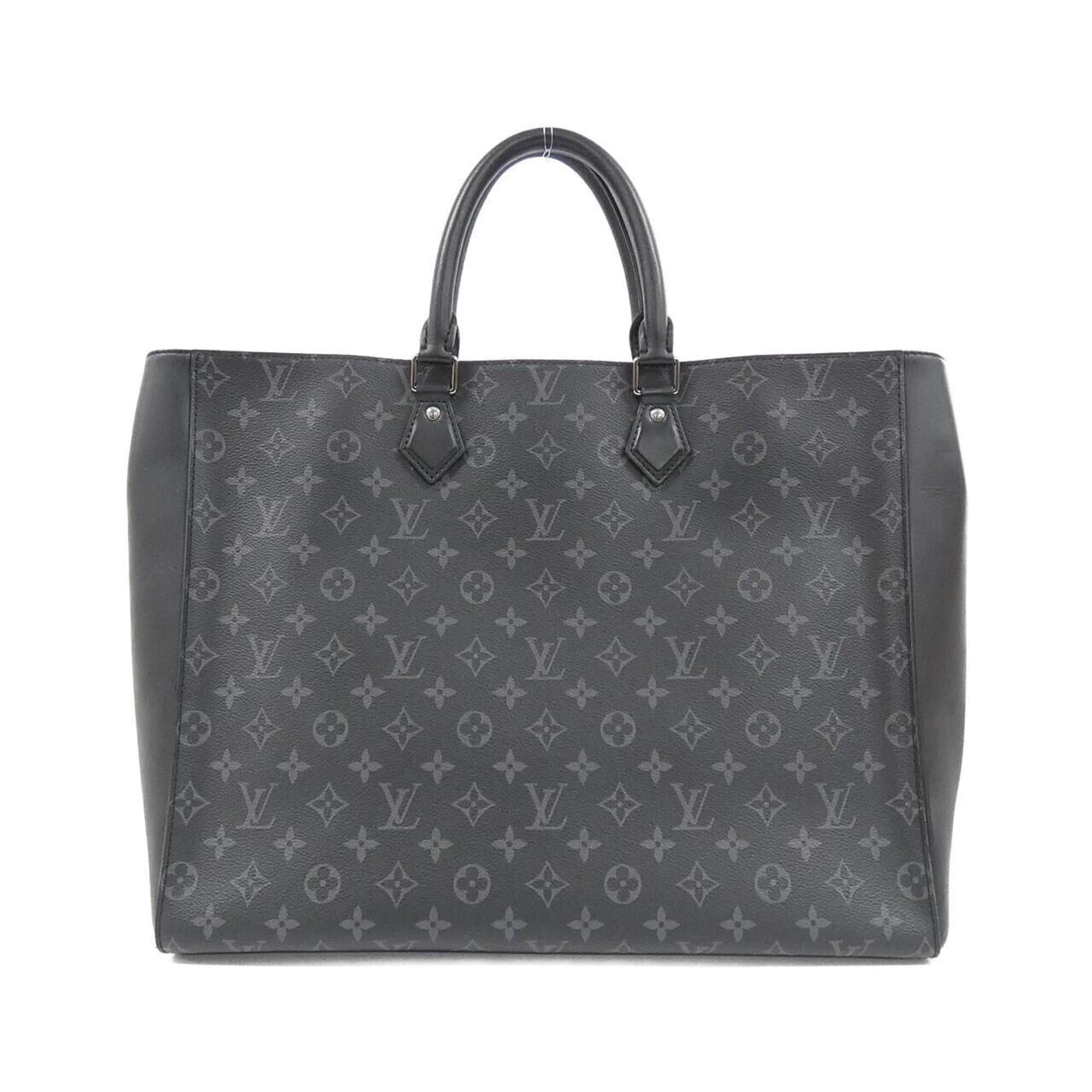 Louis Vuitton Black Coated Canvas Handbag (Pre-Owned)
