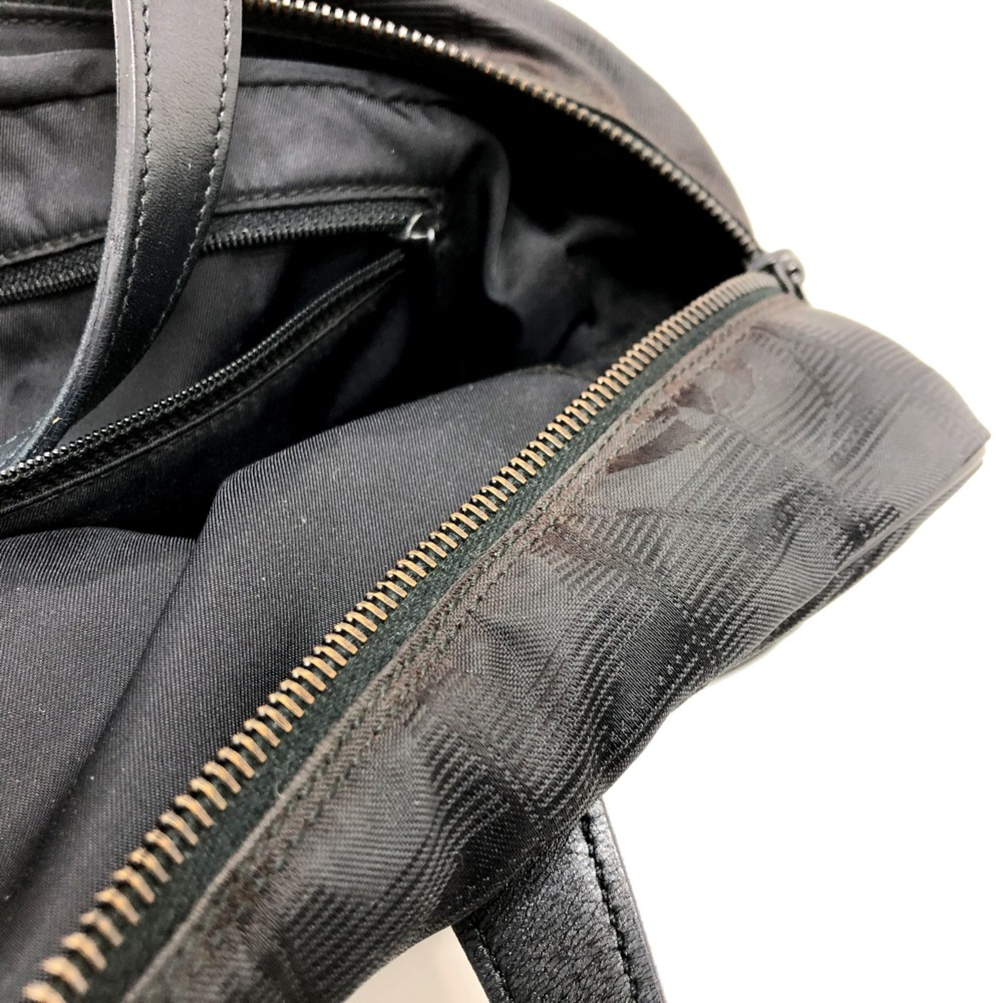 Chanel Black Leather Boston Bag (Pre-Owned)