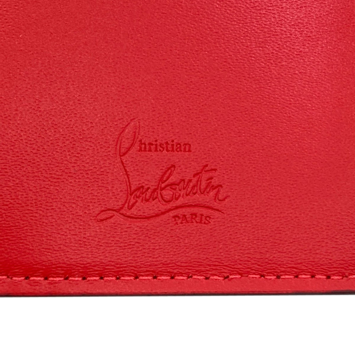 Christian Louboutin Brown Leather Wallet (Tri-Fold) (Pre-Owned)