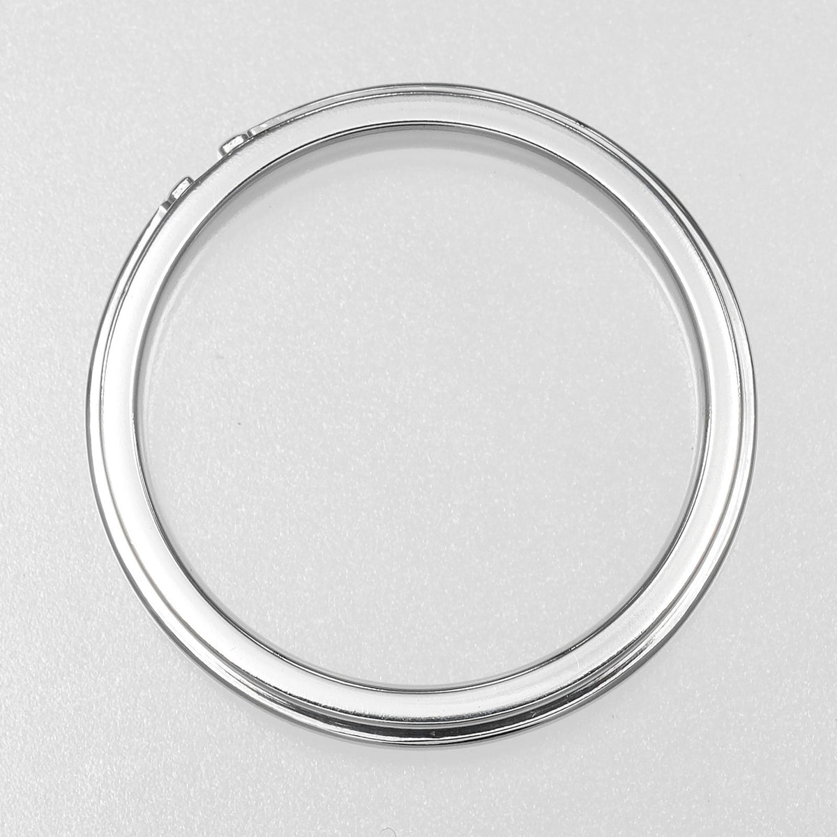 Tiffany Silver White Gold (18K) Band Ring (Pre-Owned)