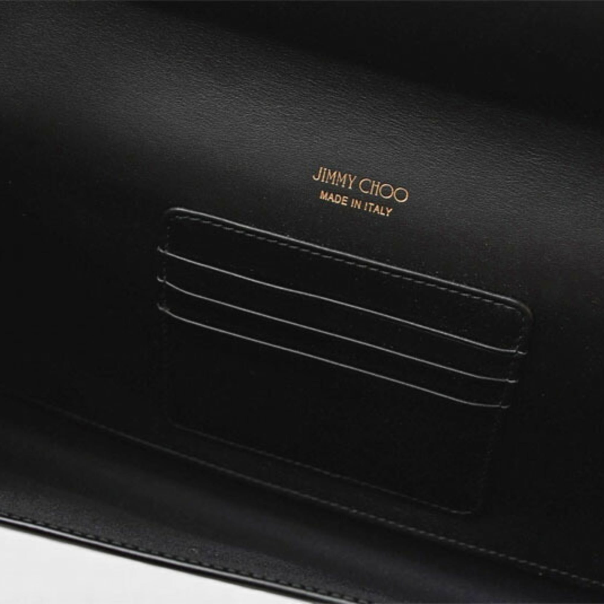 Jimmy Choo Black Patent Leather Clutch Bag (Pre-Owned)