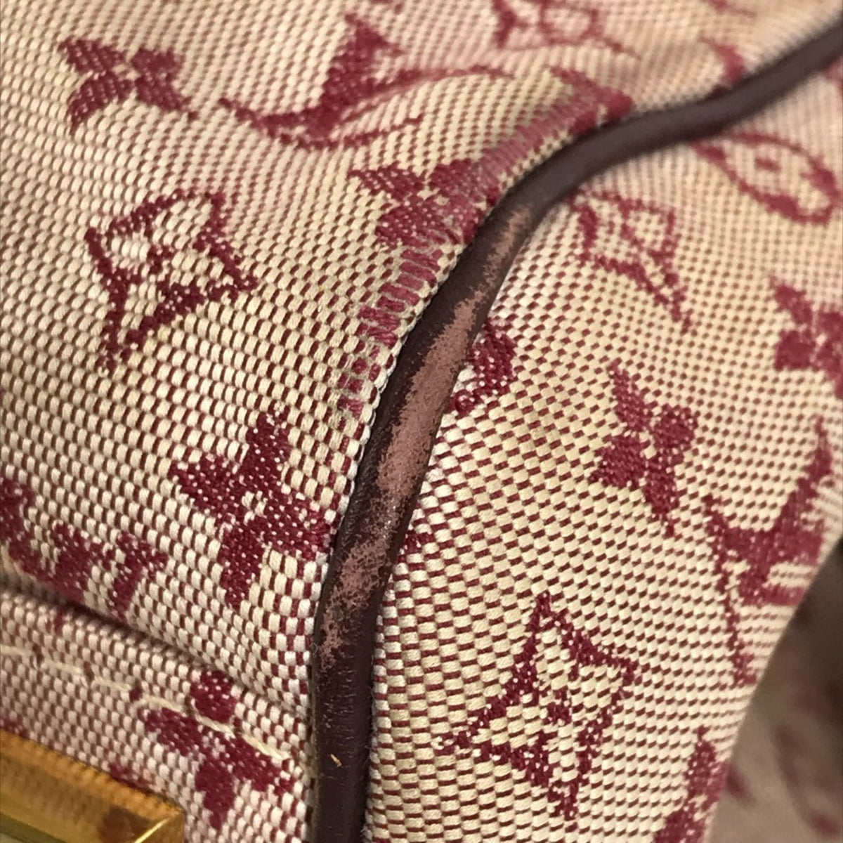 Louis Vuitton Cerise Red Color Monogram Mini Boston Bag Handbag (Pre-Owned)