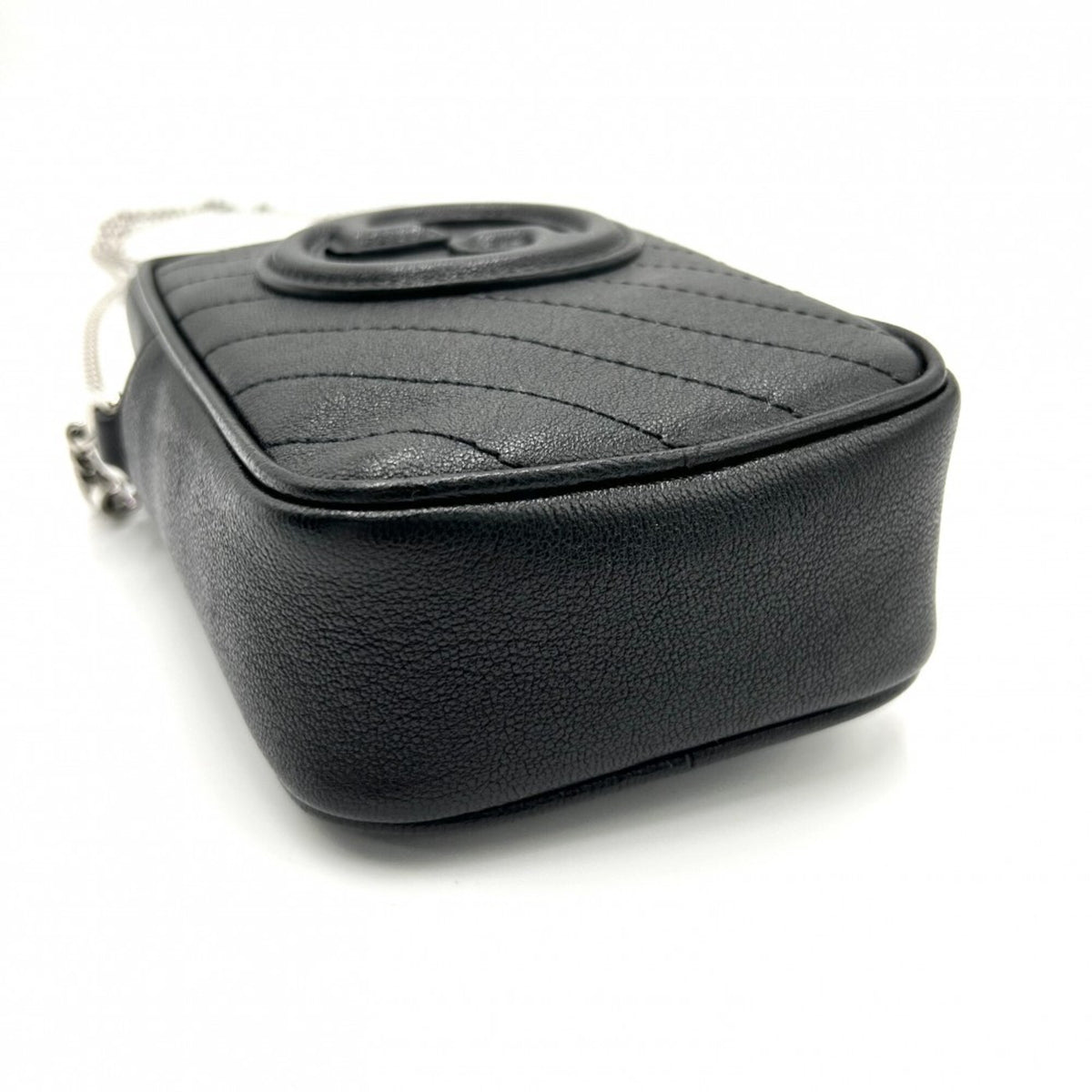 Gucci Black Leather Pochette Shoulder Bag (Pre-Owned)