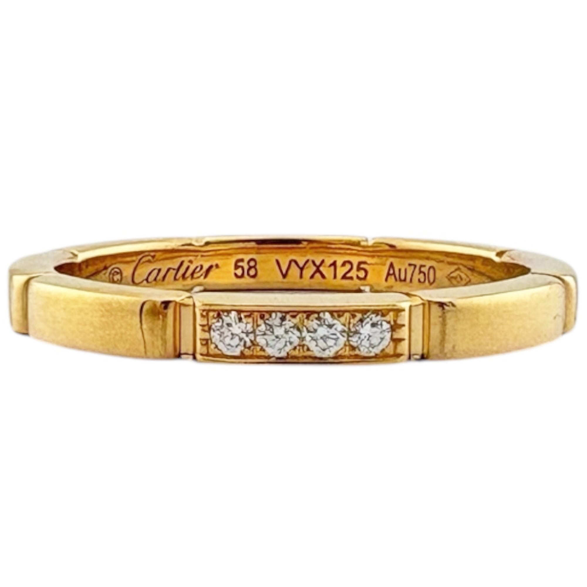 Cartier Gold Yellow Gold (18K) Band Ring (Pre-Owned)