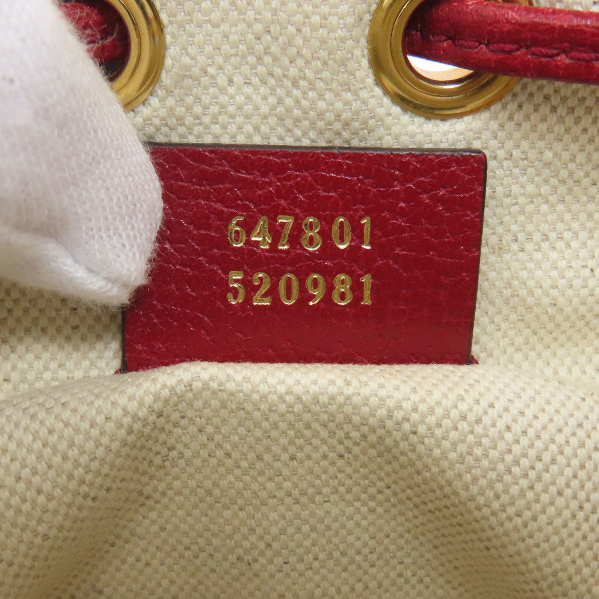 Gucci Brown Red Color Pvc Leather Shoulder Bag (Pre-Owned)