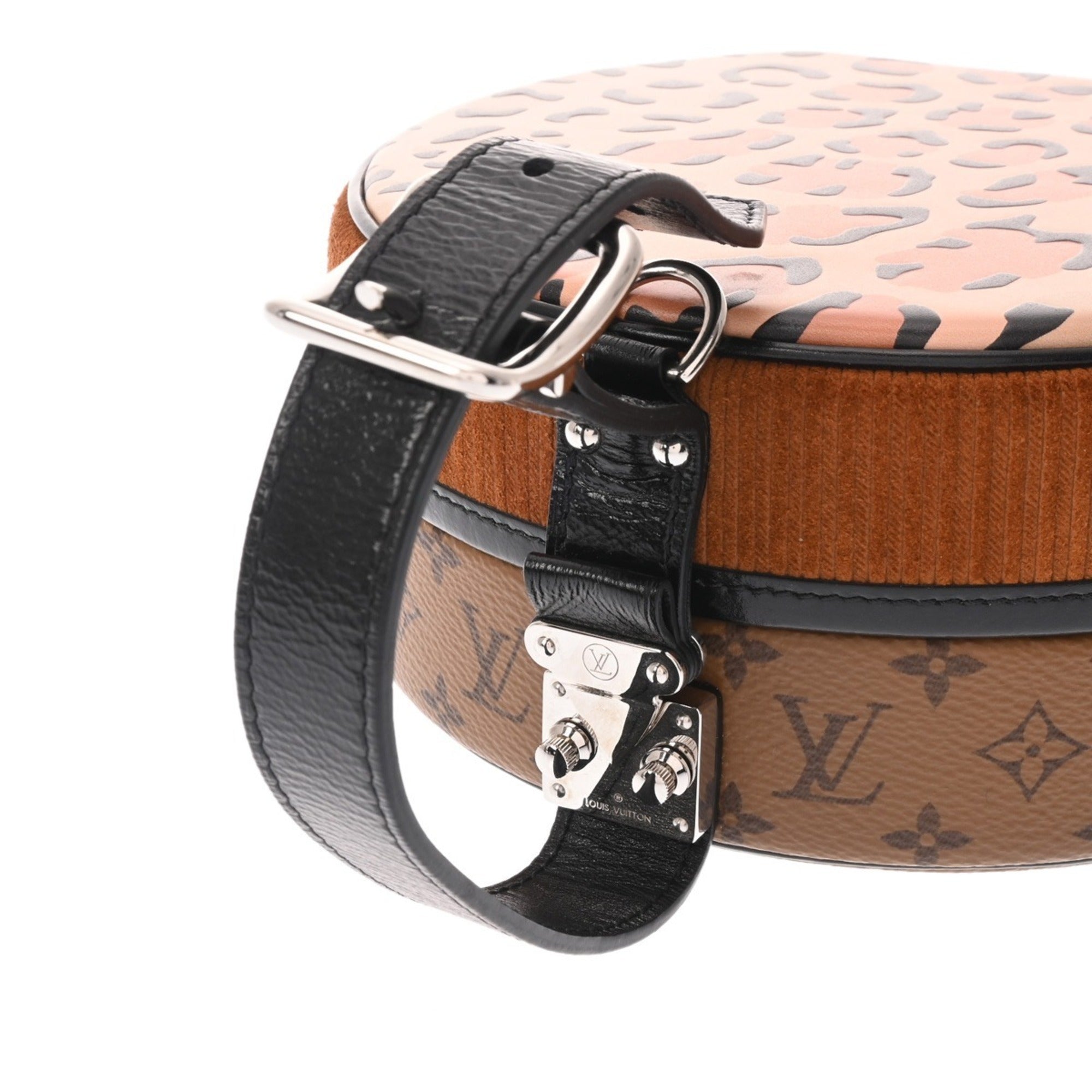 Louis Vuitton Brown Leopard Monogram Reverse Shoulder Bag (Pre-Owned)