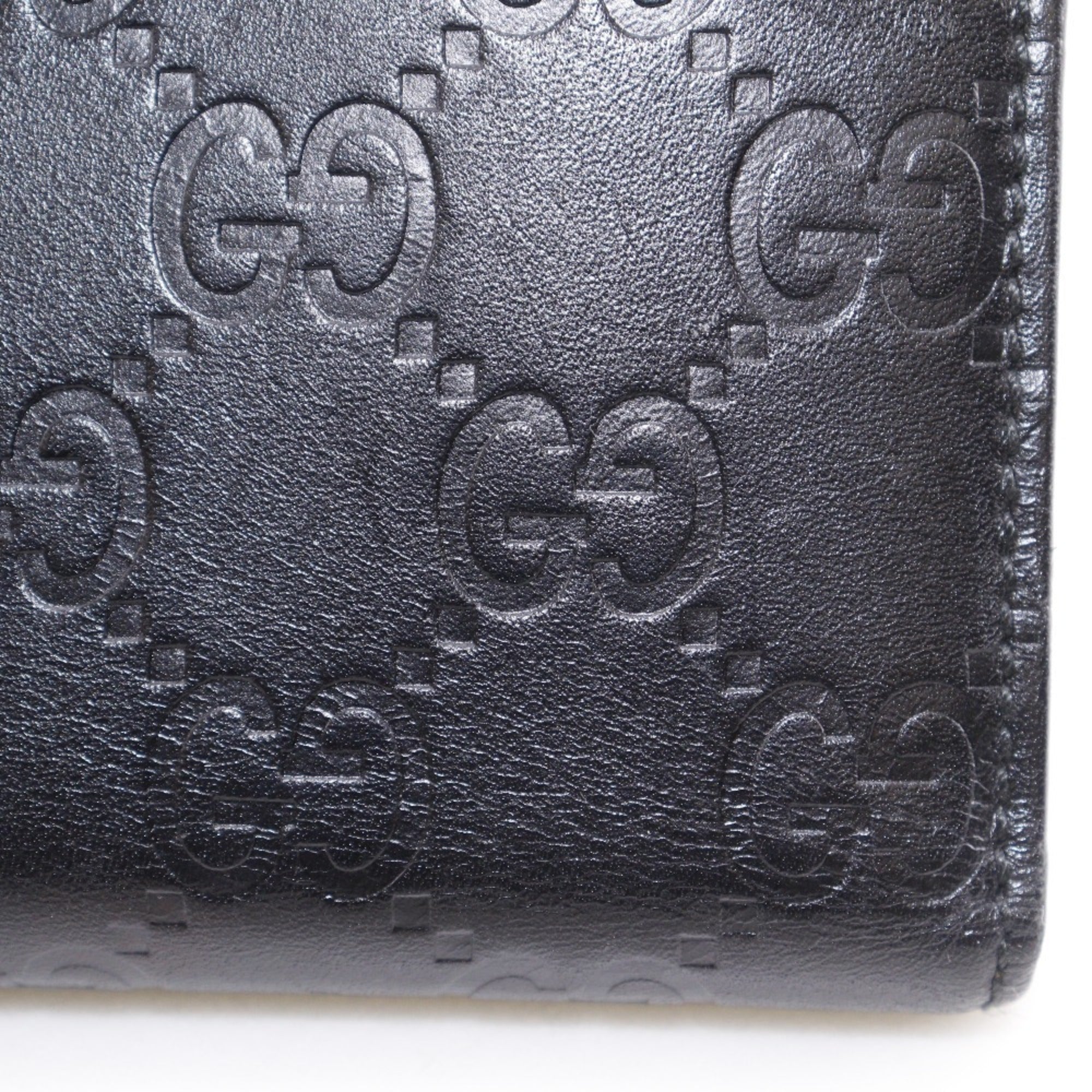 Gucci Black Leather Wallet (Bi-Fold) (Pre-Owned)