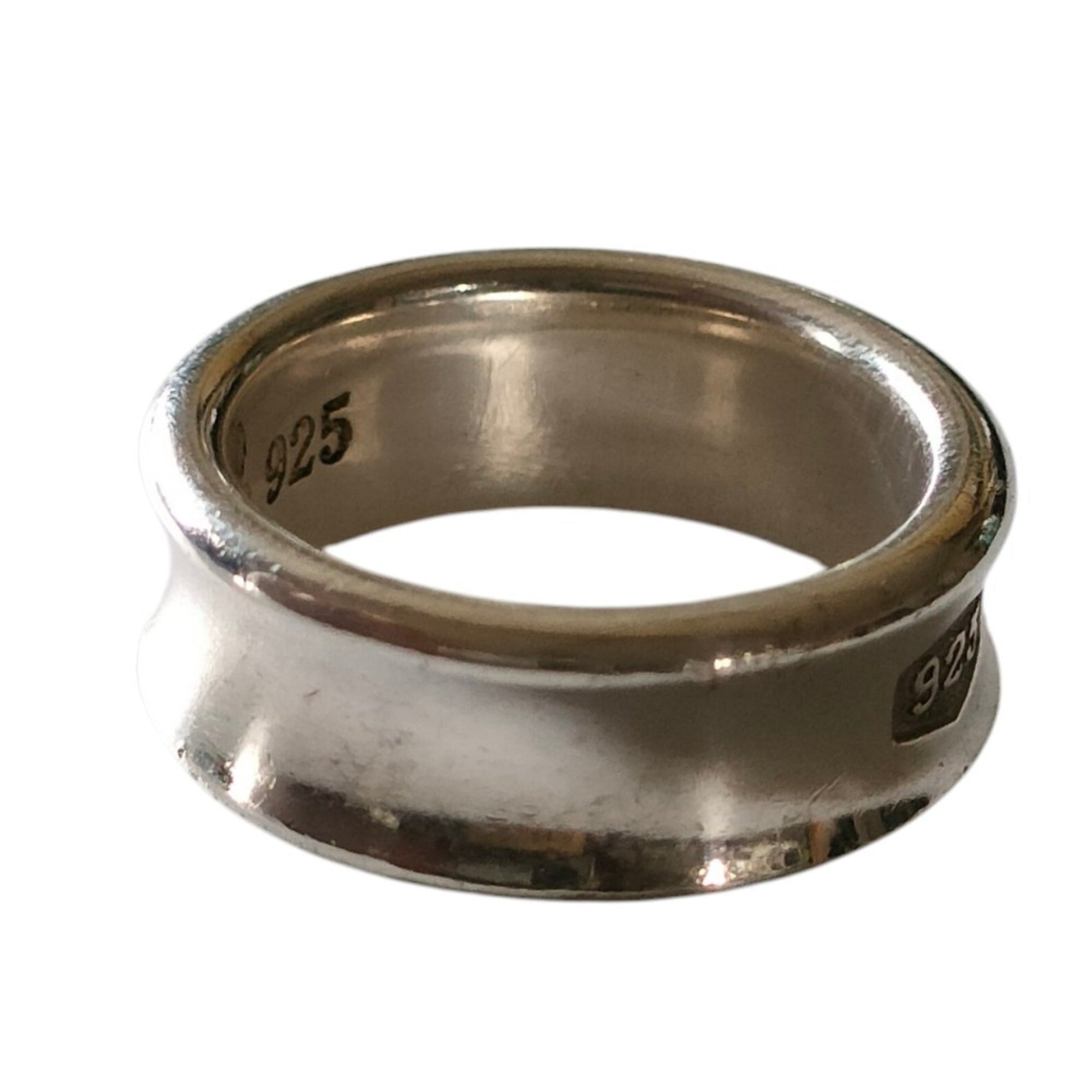 Tiffany Silver Silver 925 Band Ring (Pre-Owned)
