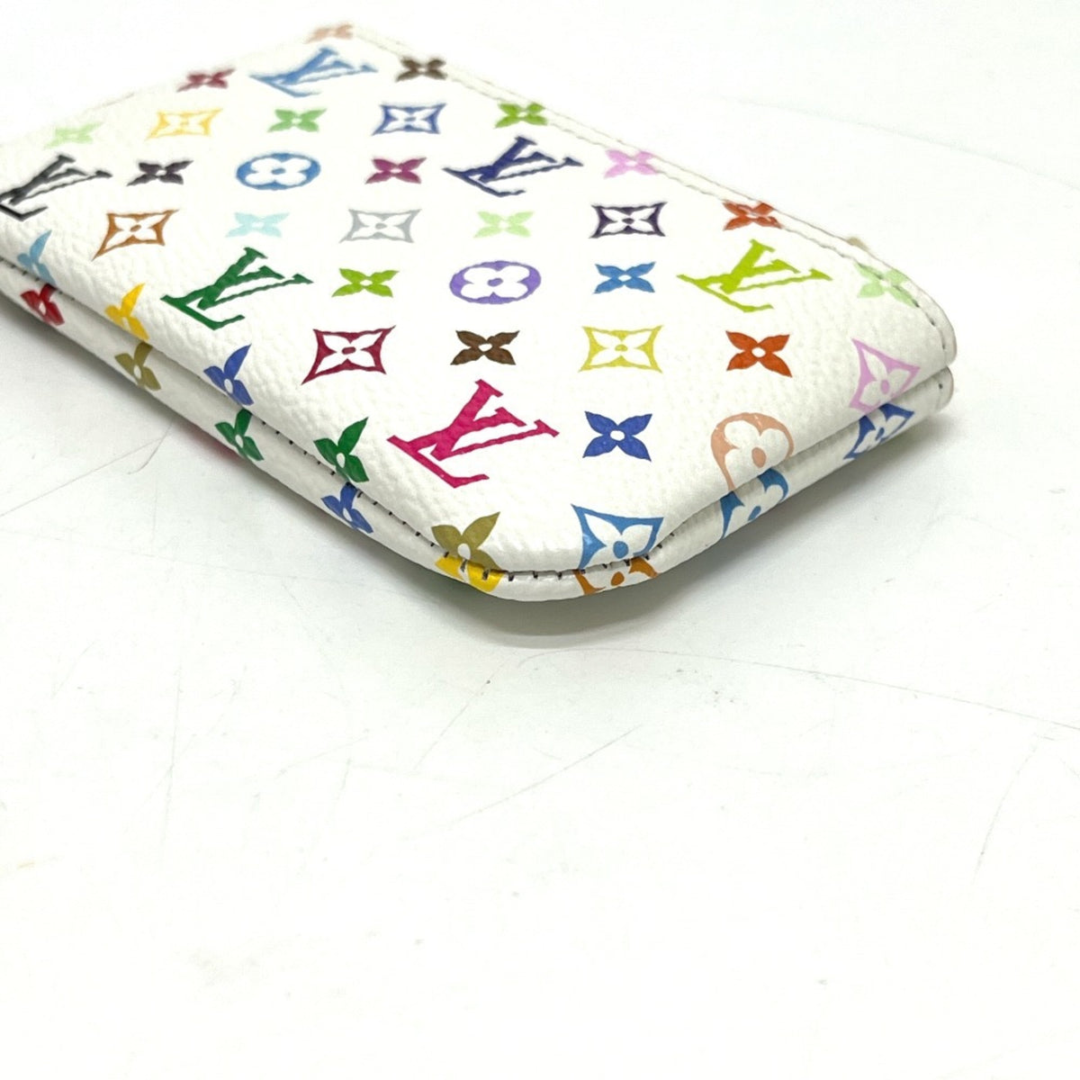 Louis Vuitton Blanc Monogram Multicolore Coin Purse/Coin Case (Pre-Owned)