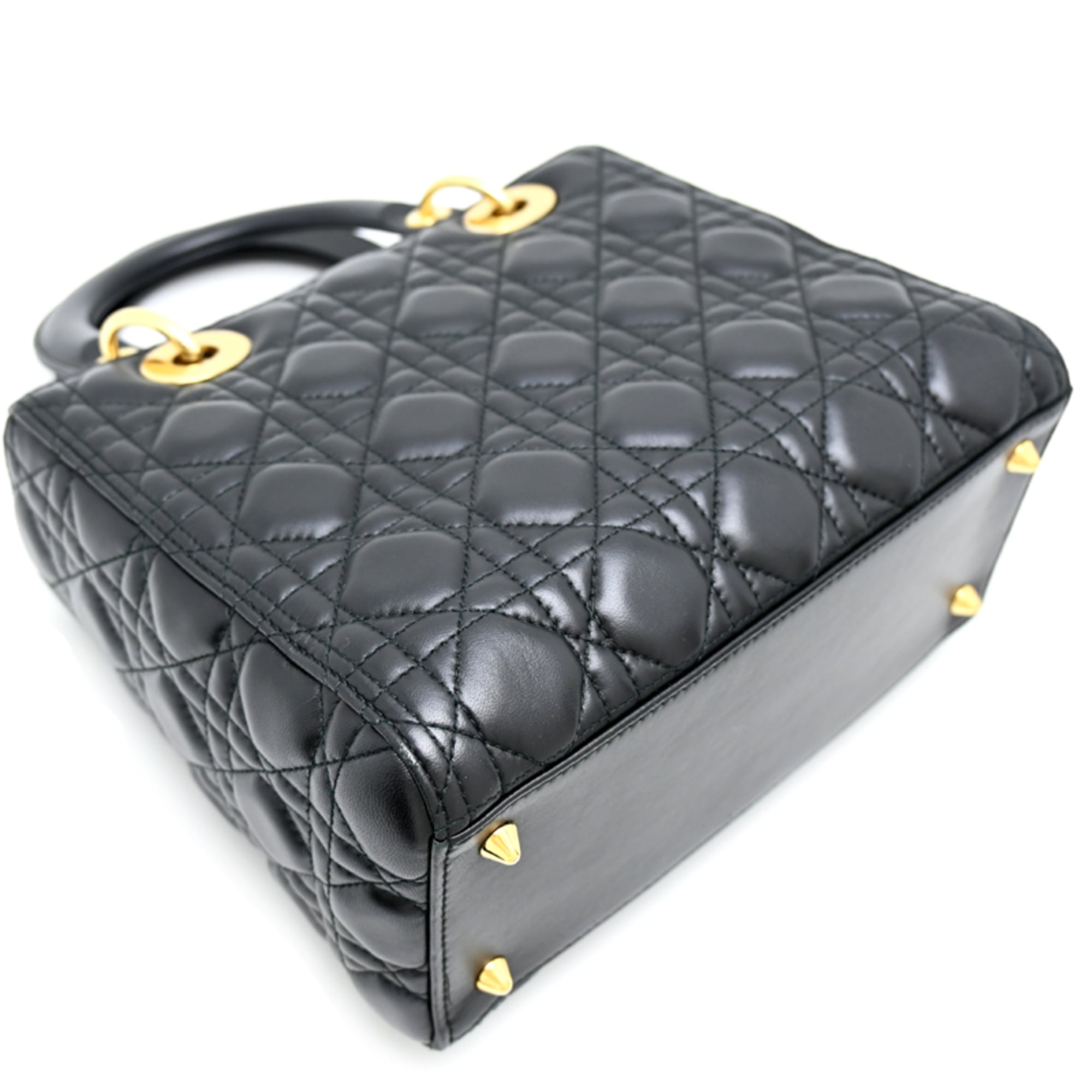 Christian Dior Black Leather Handbag (Pre-Owned)