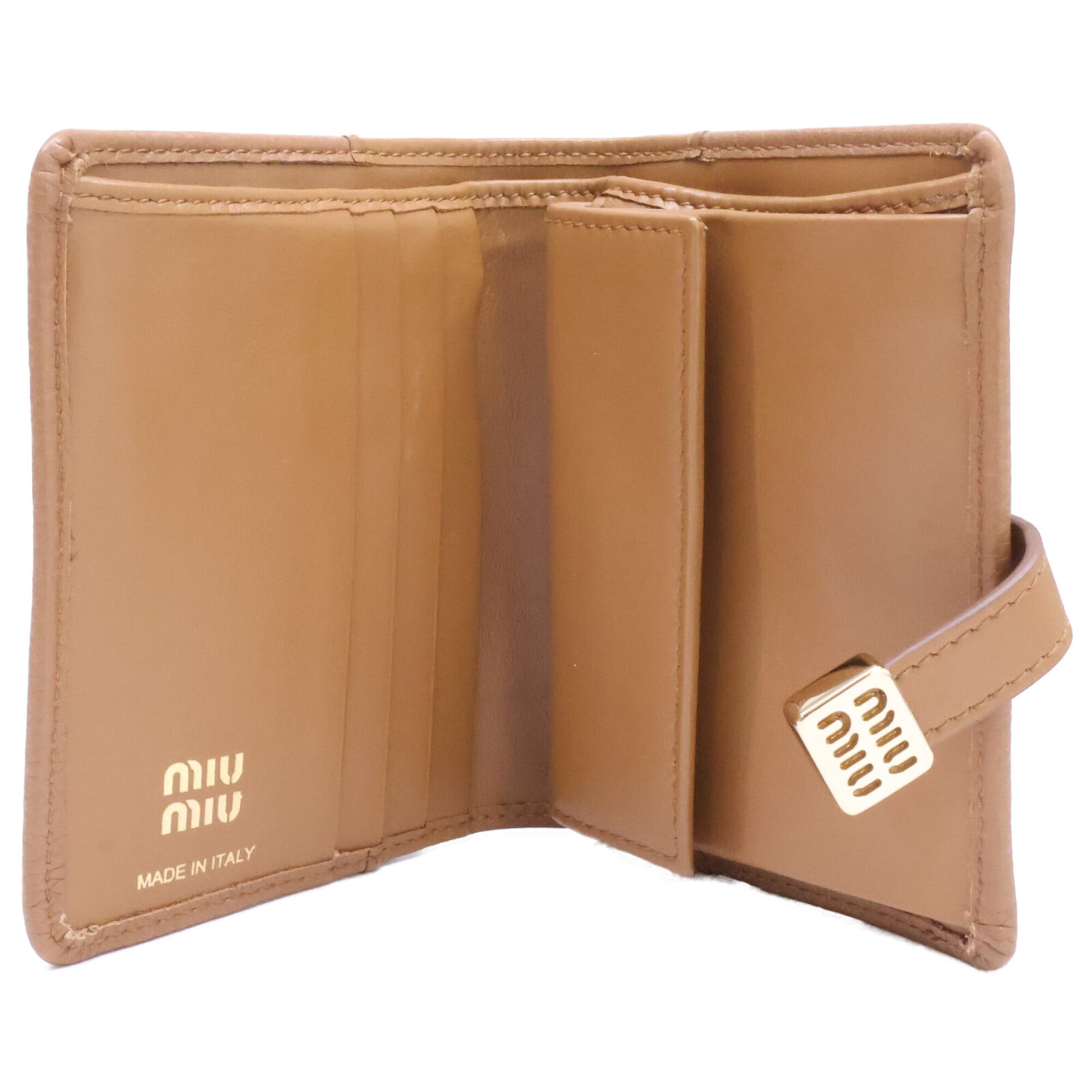 Miu Miu Leather Wallet (Bi-Fold) (Pre-Owned)