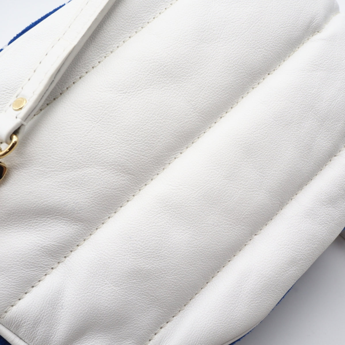 Louis Vuitton Blue White Jacquard Velvet Backpack (Pre-Owned)