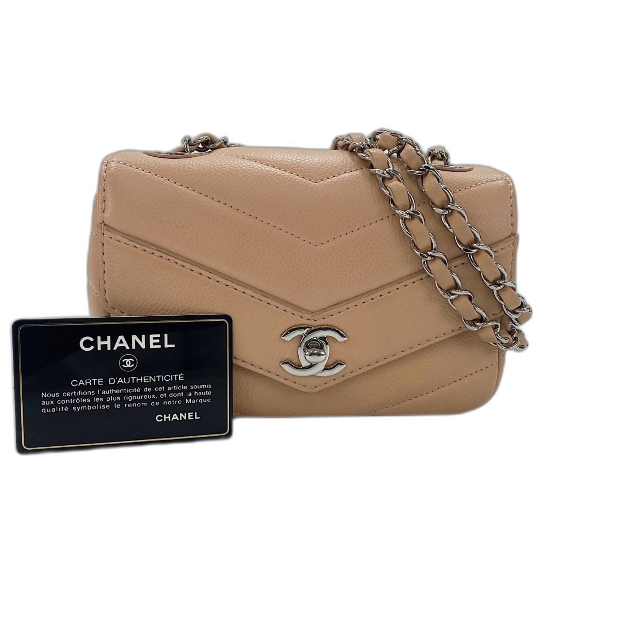 Chanel Beige Shoulder Bag (Pre-Owned)