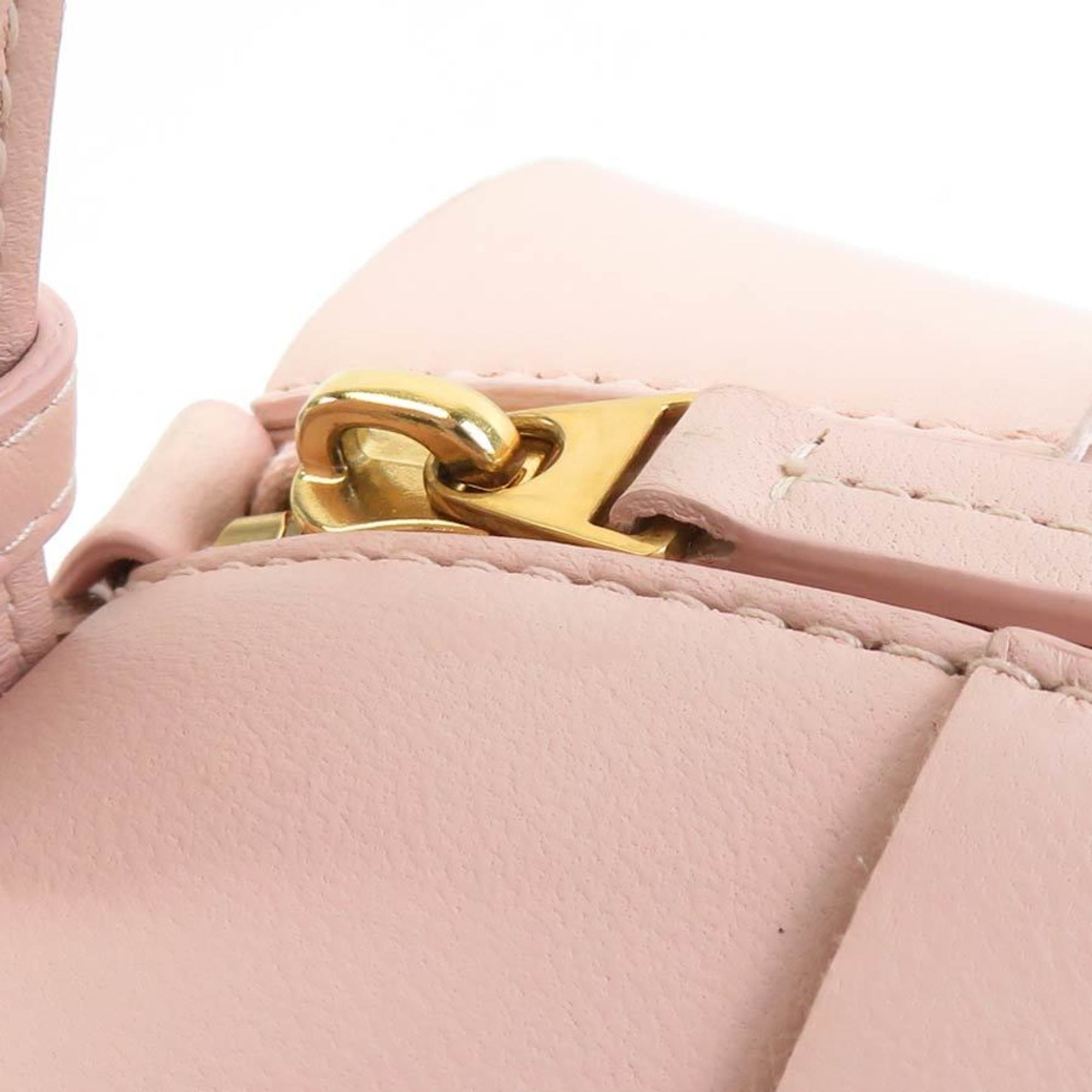 Bottega Veneta Light Pink Leather Handbag (Pre-Owned)