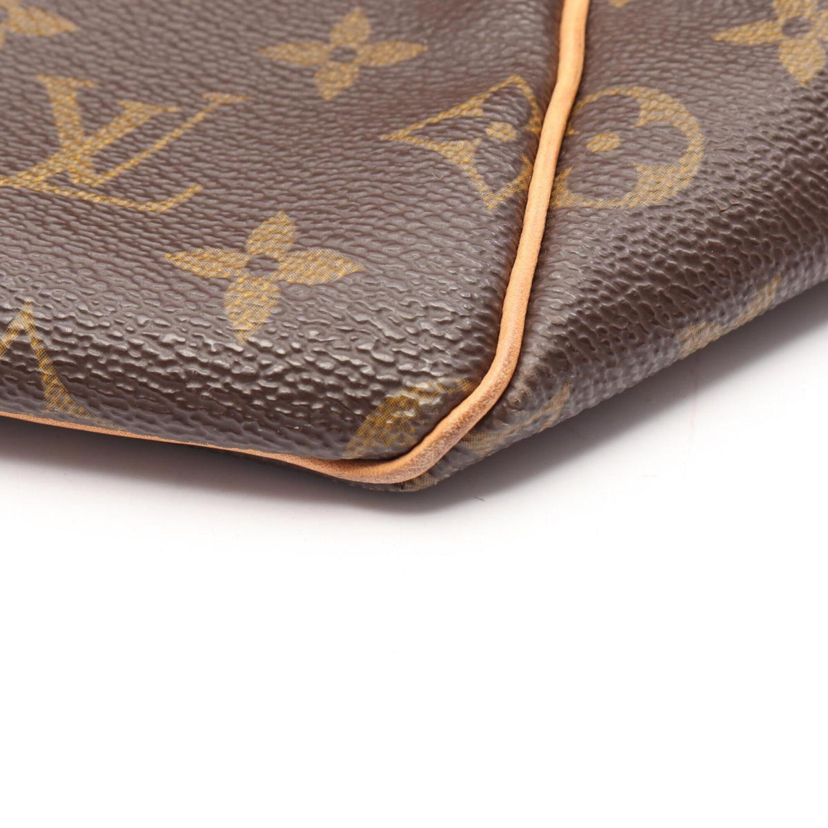 Louis Vuitton Brown Monogram Leather Boston Bag Handbag (Pre-Owned)