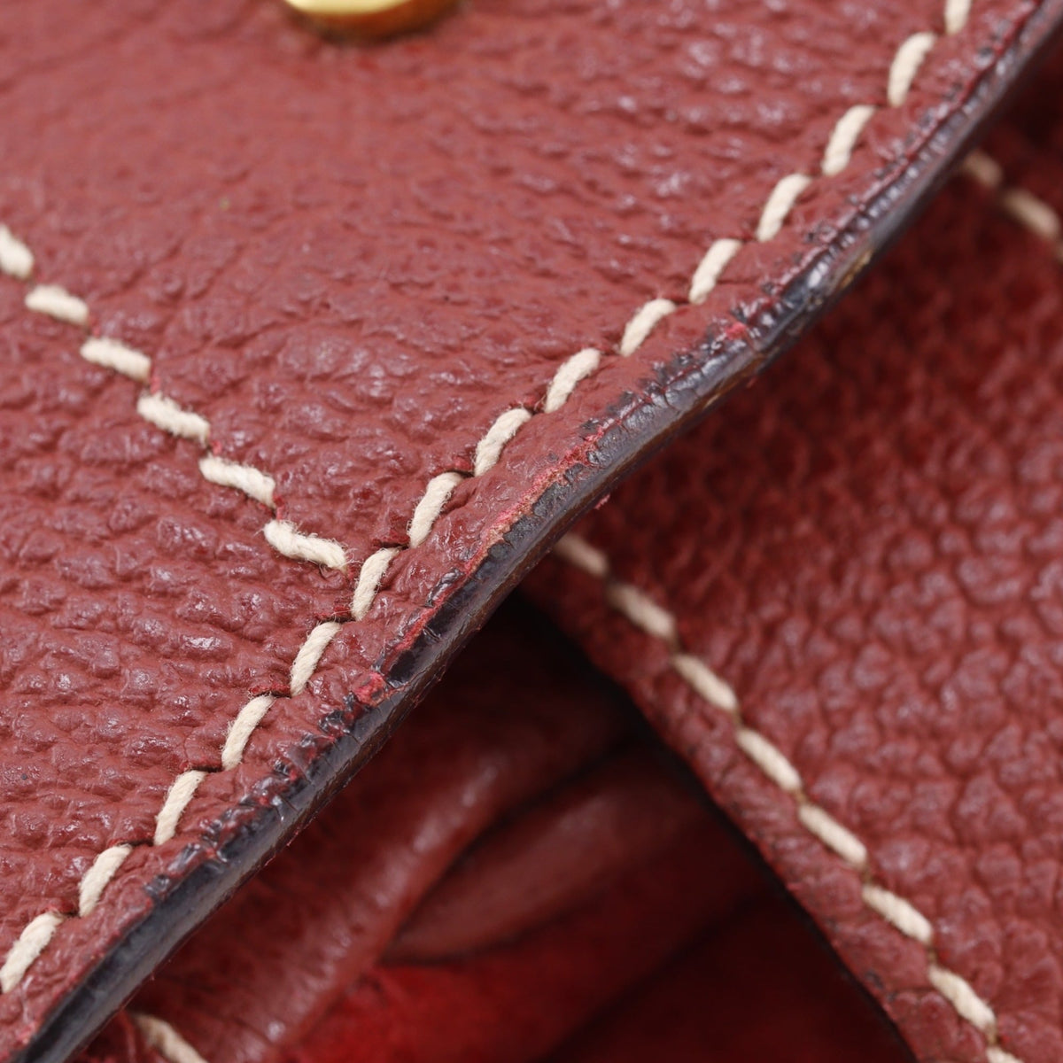 Gucci Red Color Suede Leather Backpack (Pre-Owned)