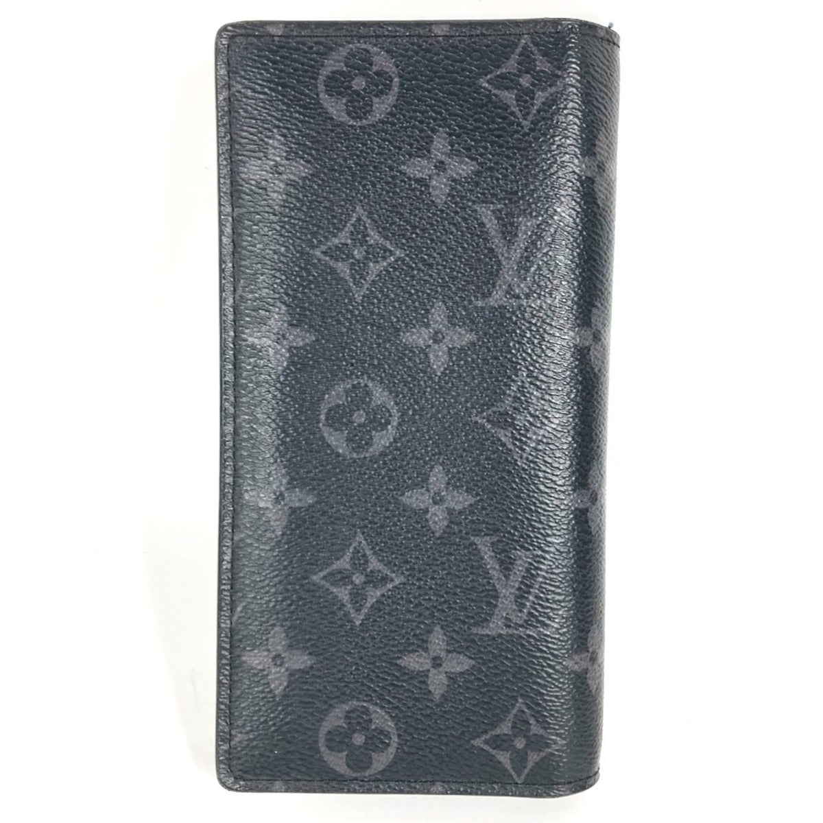 Louis Vuitton Black Galle Monogram Eclipse Monogram Eclipse Long Wallet (Bi-Fold) (Pre-Owned)