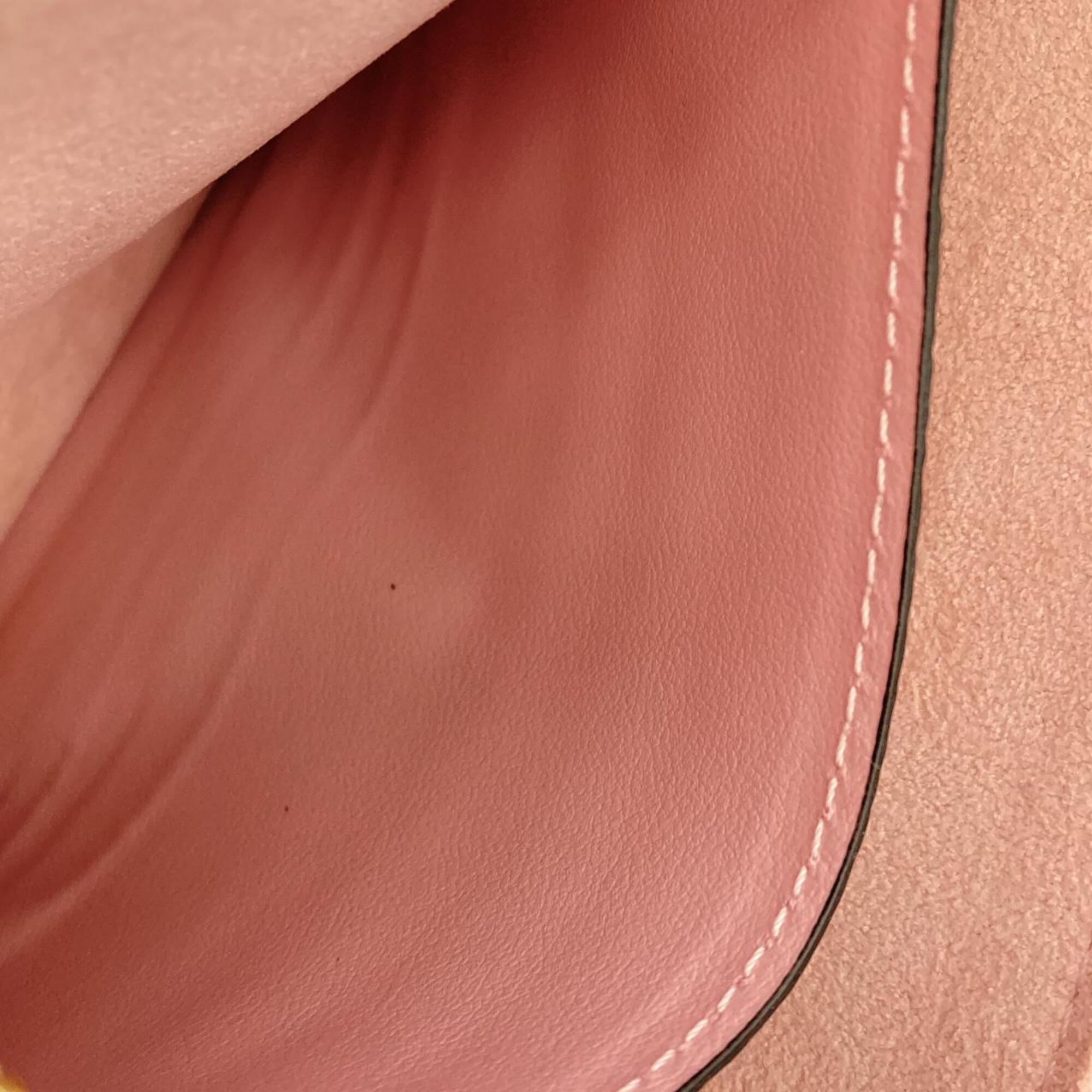 Louis Vuitton Rouge Coated Canvas Pochette Shoulder Bag (Pre-Owned)