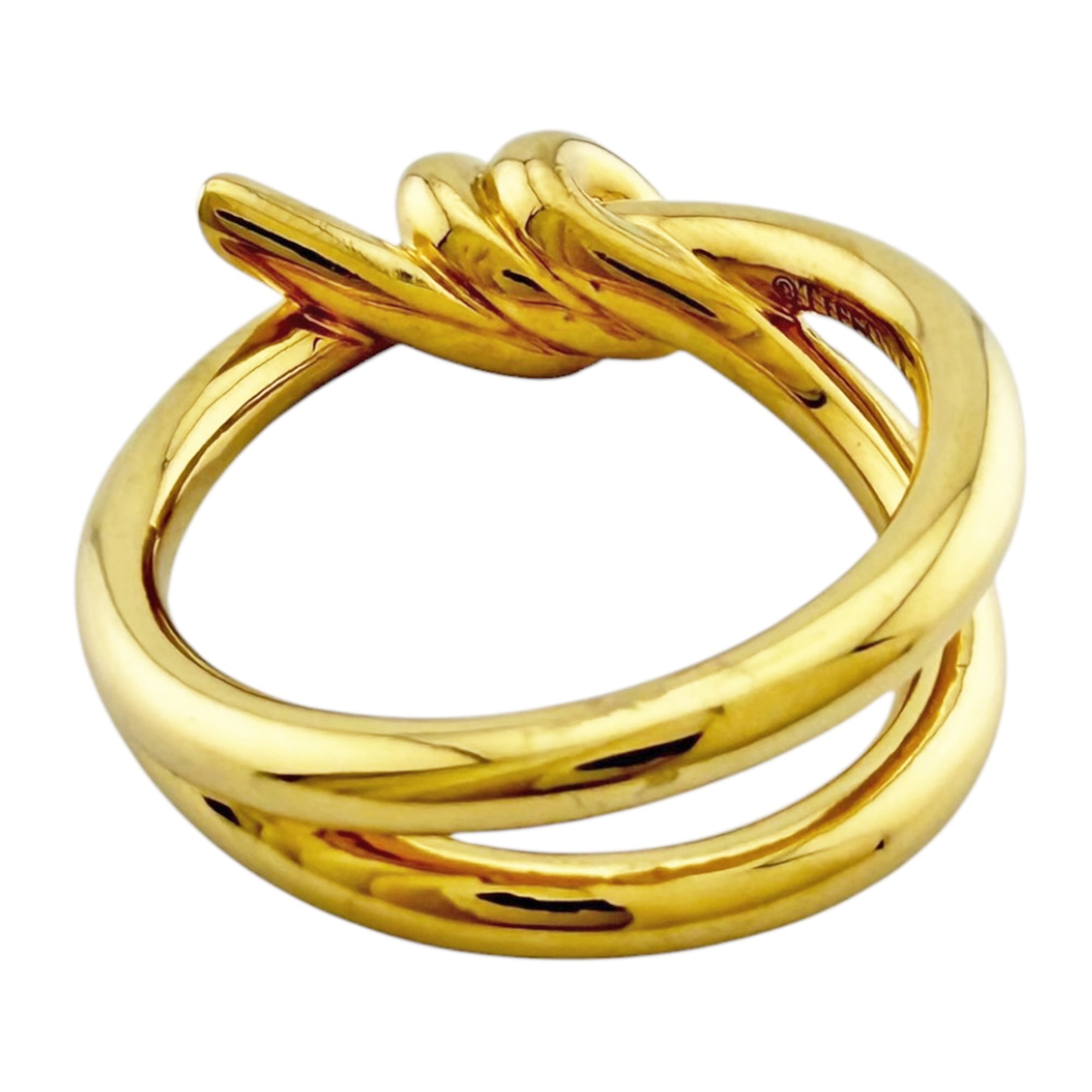 Tiffany Gold Yellow Gold (18K) Band Ring (Pre-Owned)