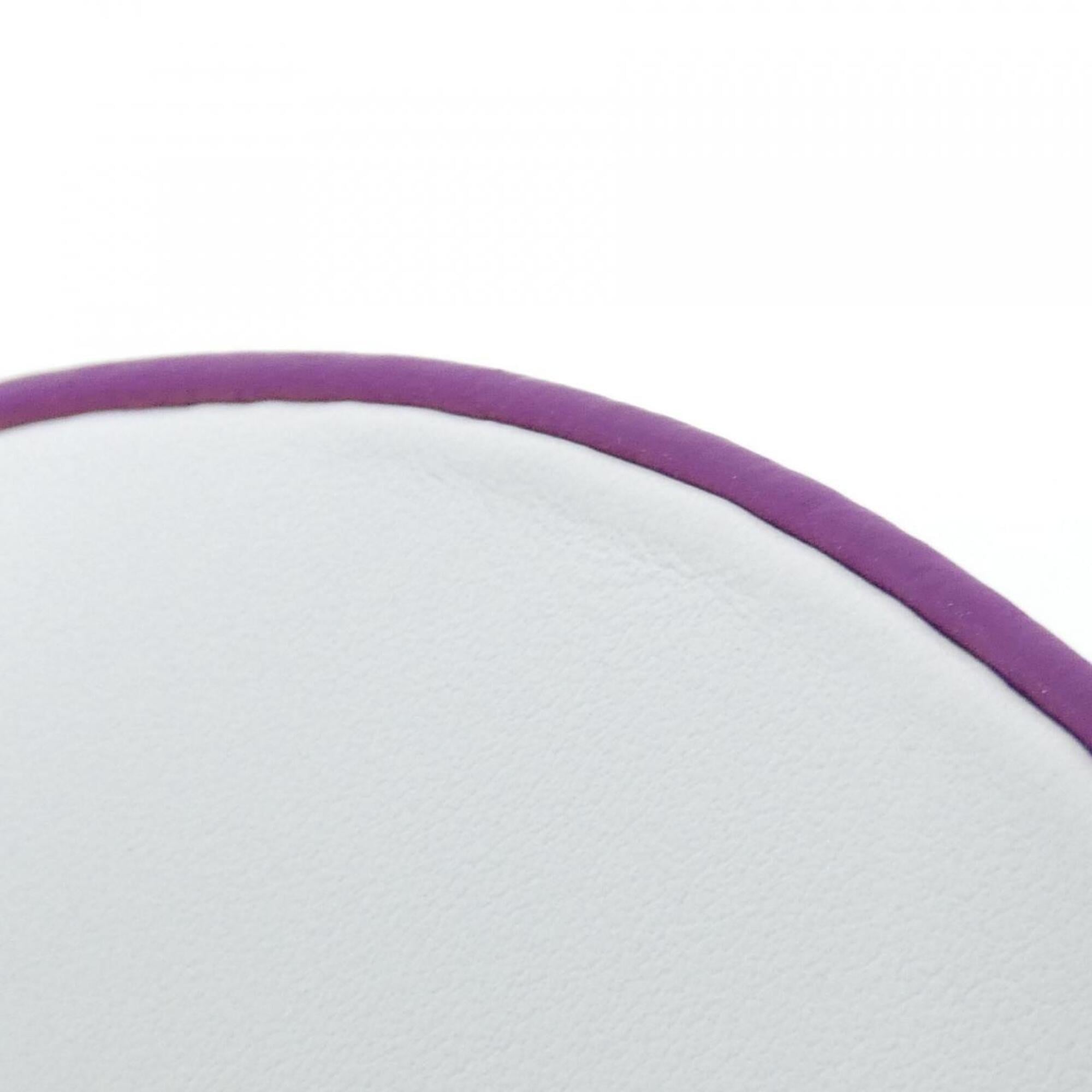 Louis Vuitton Purple Violet White Coated Canvas Handbag (Pre-Owned)