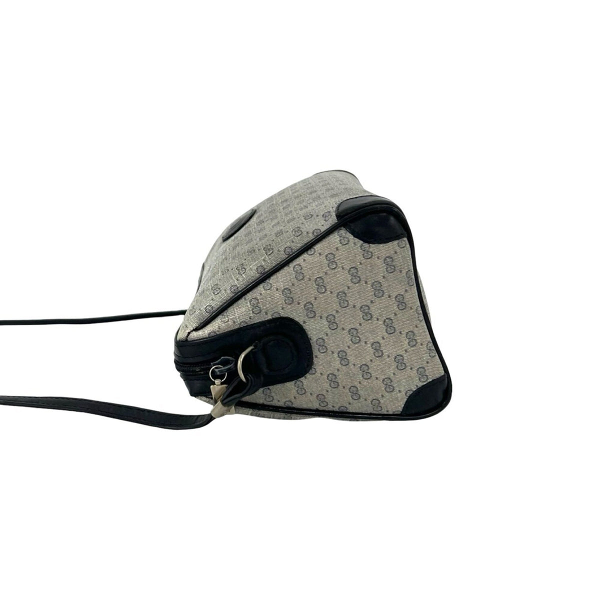 Gucci Navy Leather Pvc Pochette Shoulder Bag (Pre-Owned)