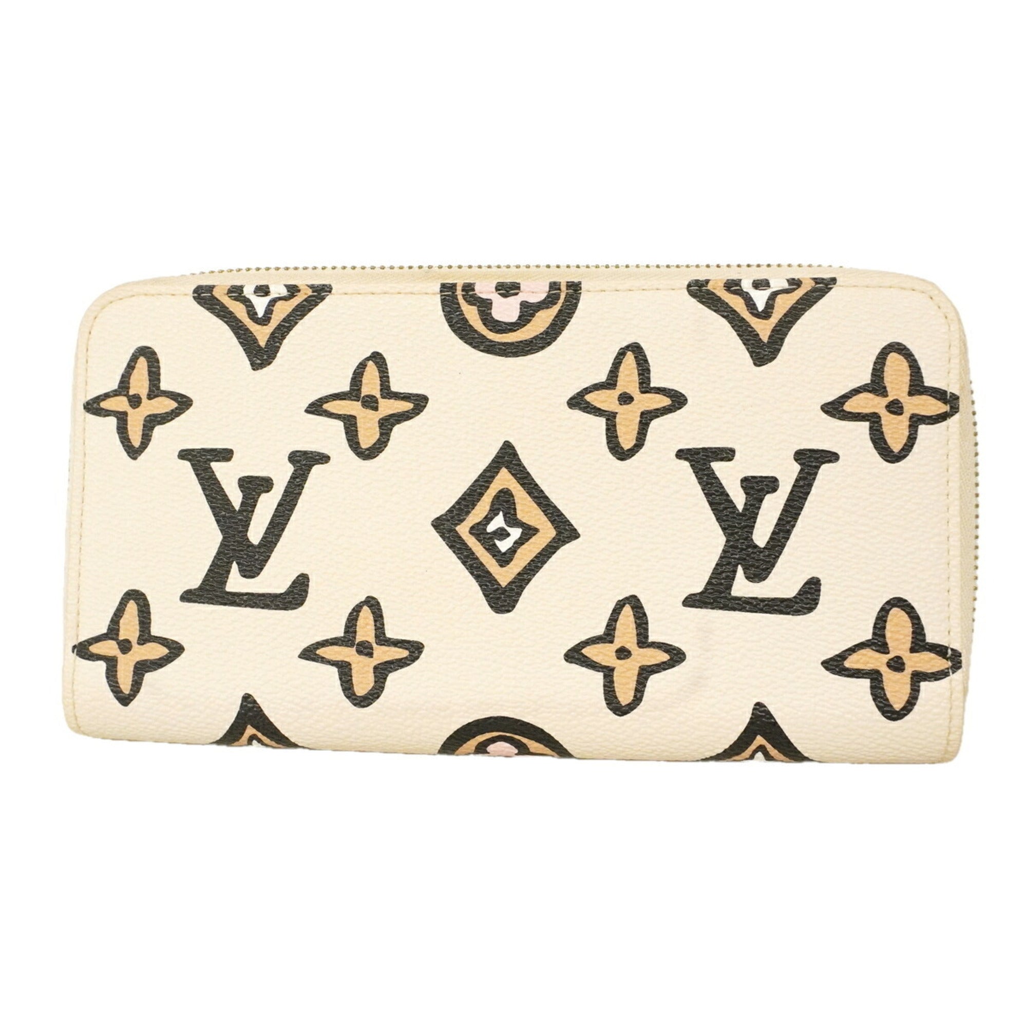 Louis Vuitton Cream Long Wallet (Bi-Fold) (Pre-Owned)