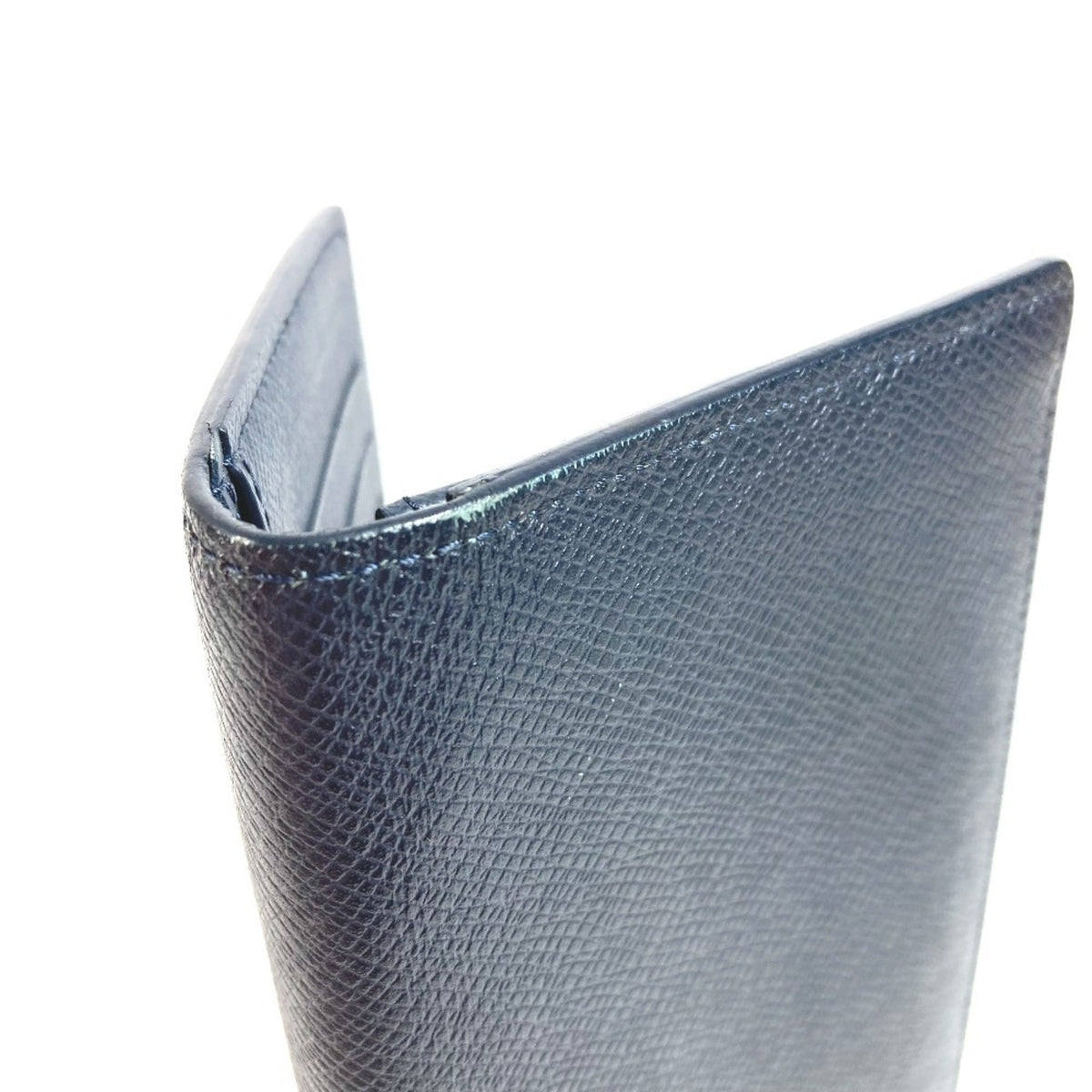 Louis Vuitton Blue Ocean Taiga Leather Leather Long Wallet (Bi-Fold) (Pre-Owned)