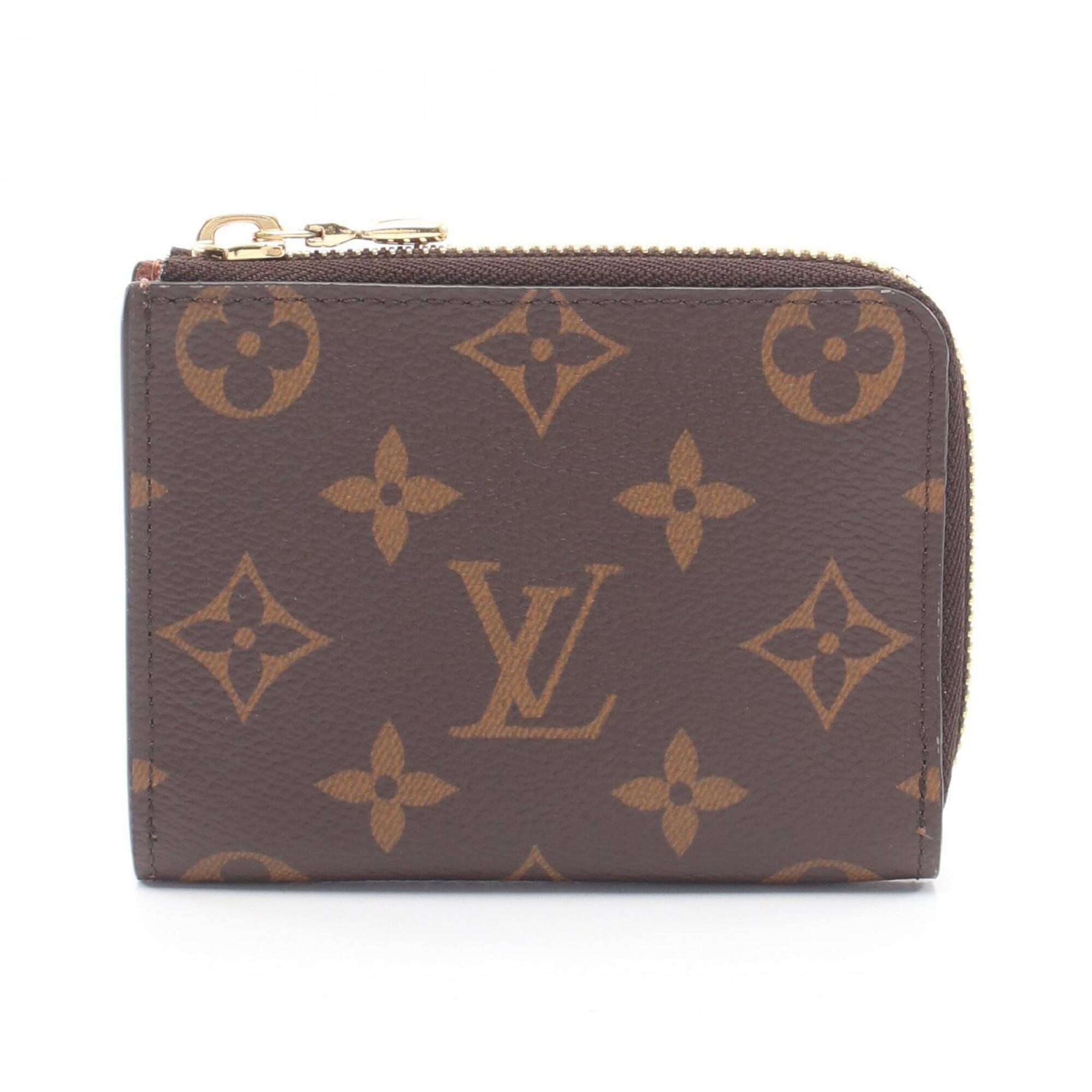 Louis Vuitton Brown Leather Pvc Coin Purse/Coin Case (Pre-Owned)