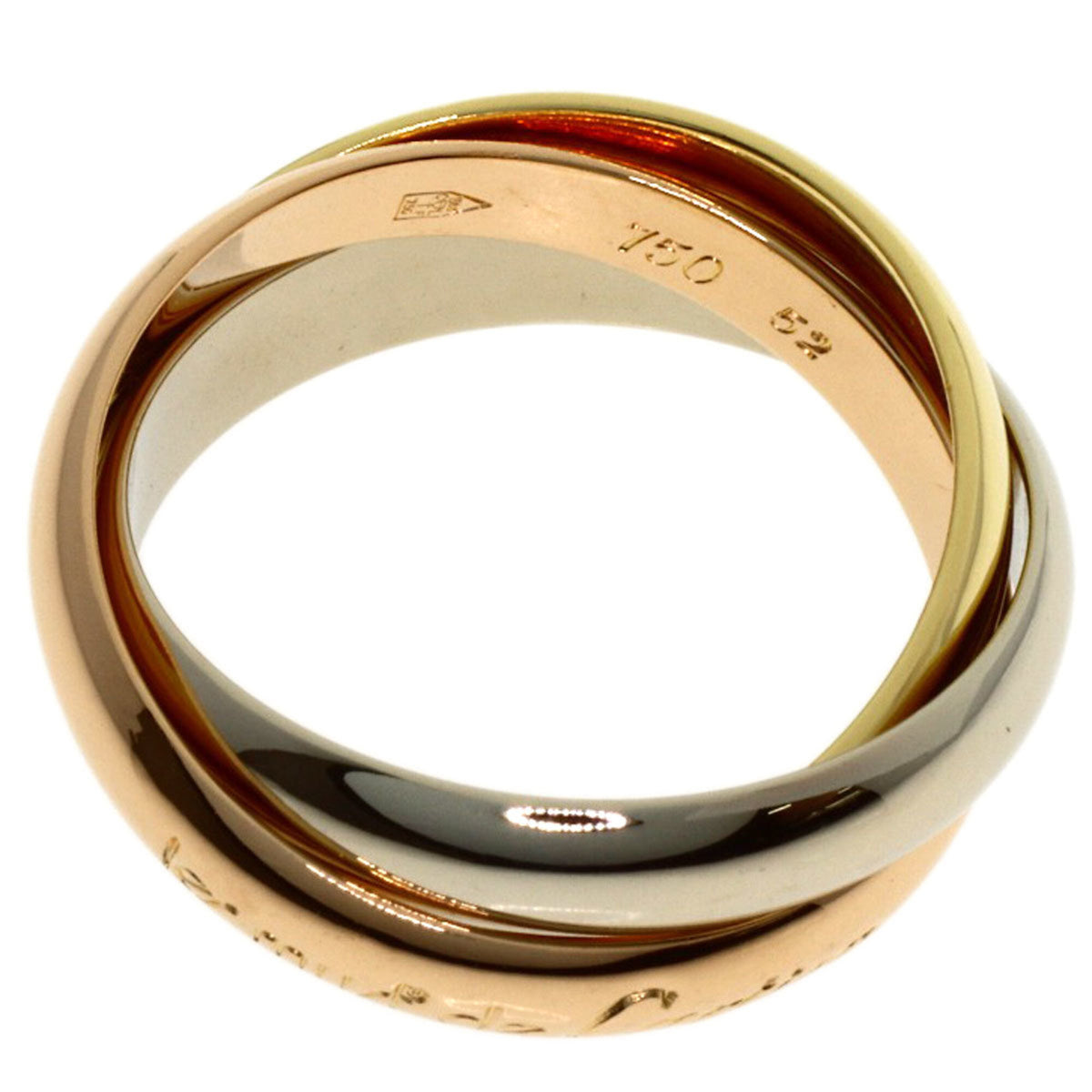Cartier Yellow Gold (18K) Pink Gold (18K) White Gold (18K) Band Ring (Pre-Owned)