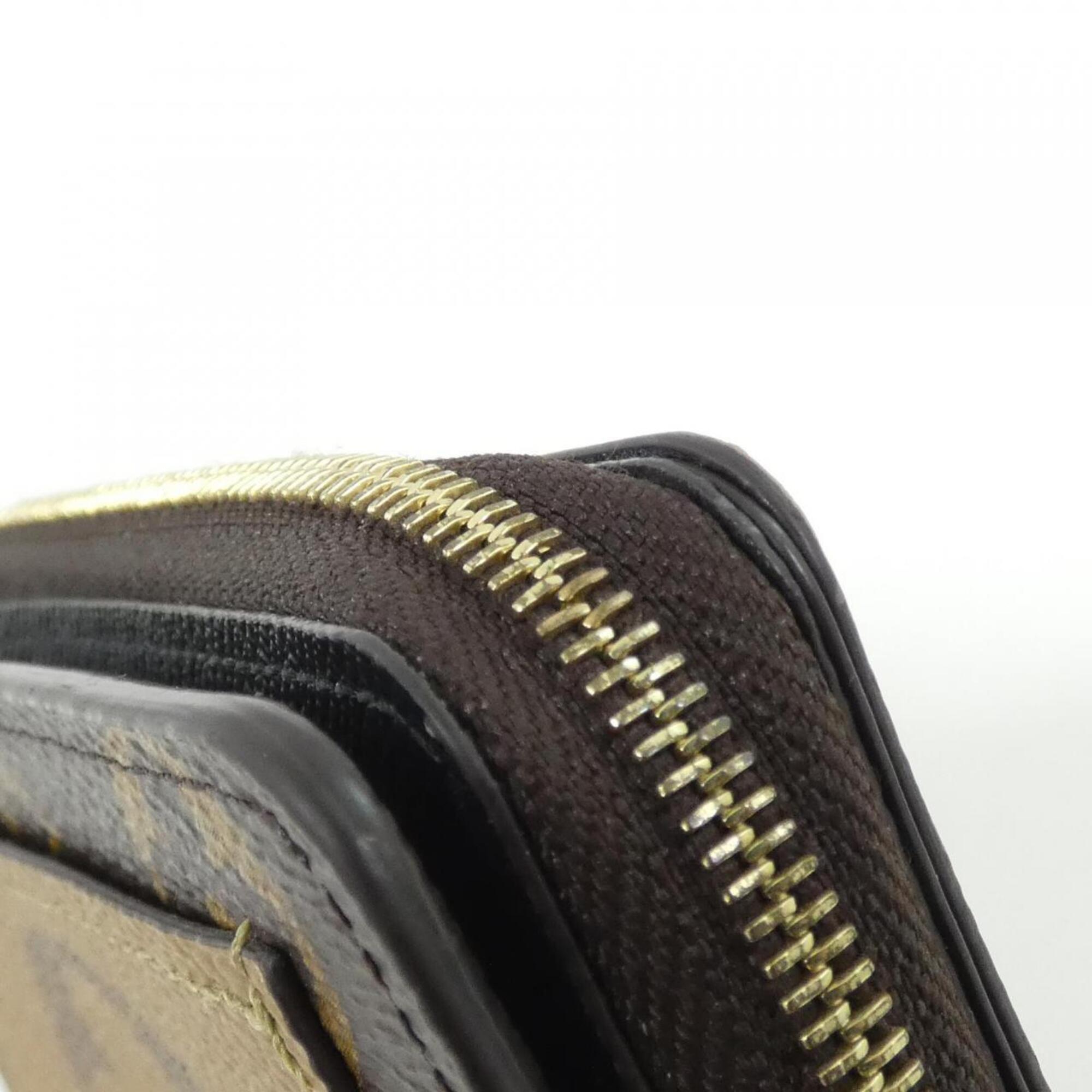 Louis Vuitton Brown Coated Canvas Wallet (Bi-Fold) (Pre-Owned)