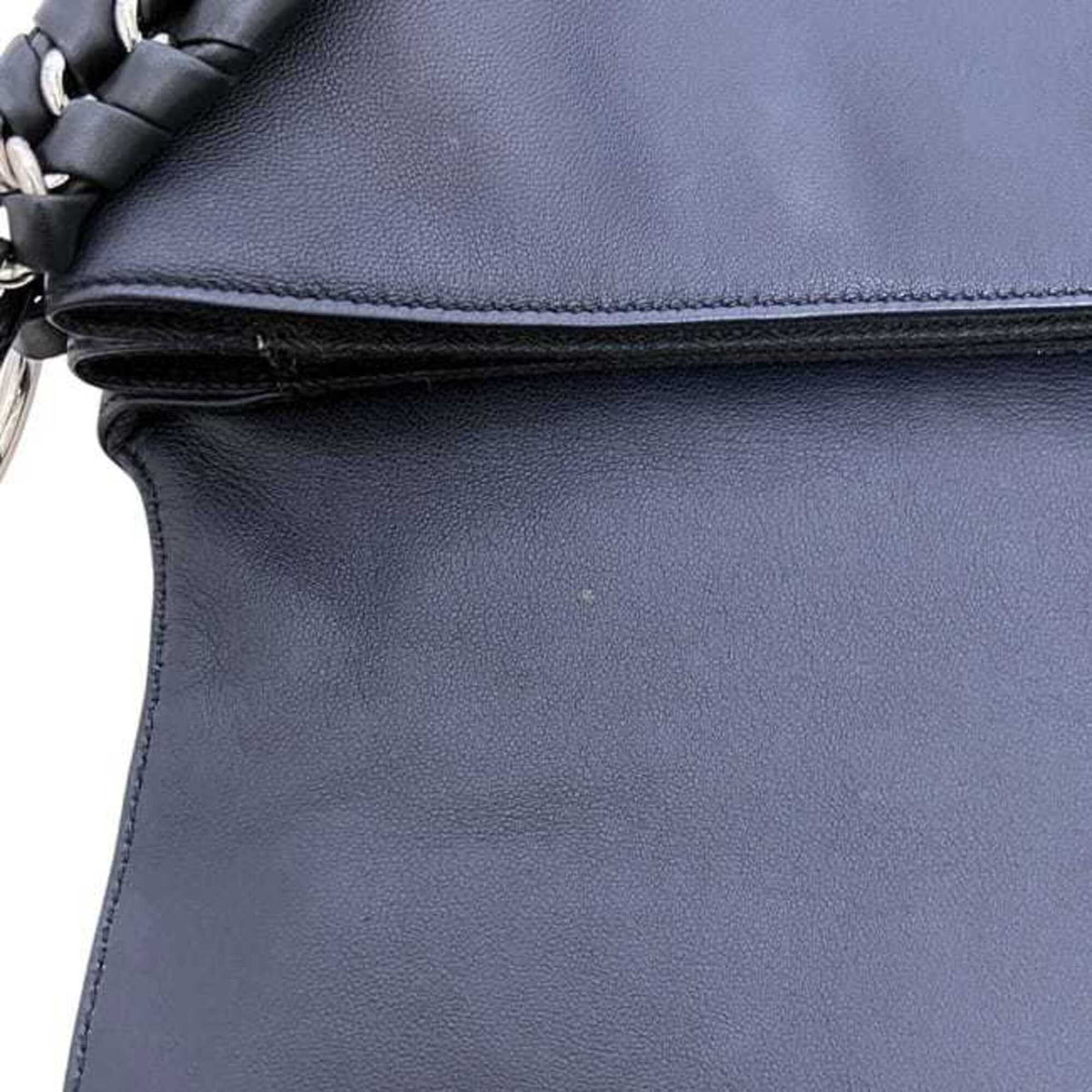 Loewe Navy Nappa Leather Leather Shoulder Bag (Pre-Owned)
