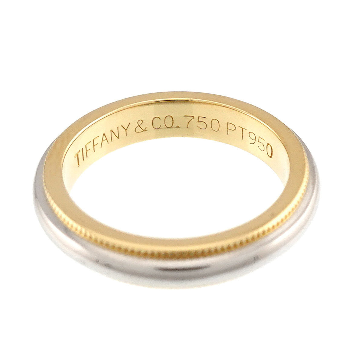Tiffany Yellow Gold (18K) Platinum 950 Band Ring (Pre-Owned)