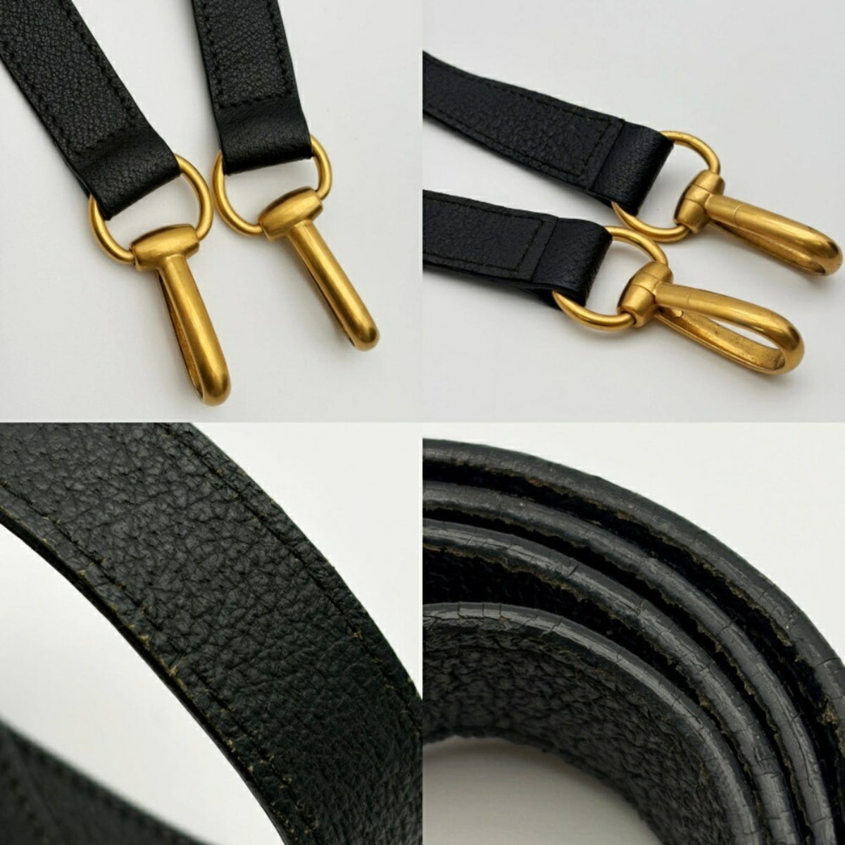 Gucci Black Bamboo Suede Leather Shoulder Bag (Pre-Owned)