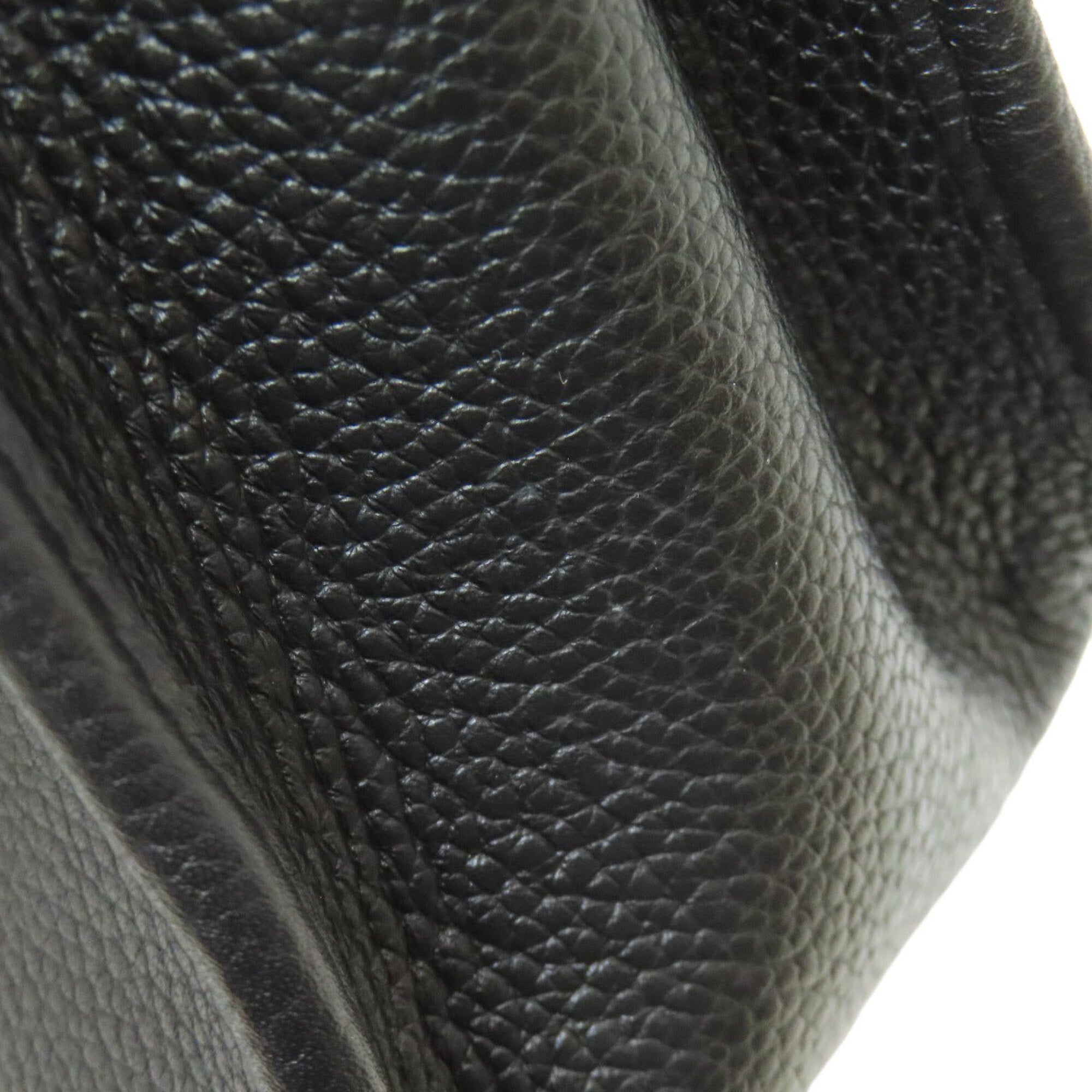 Coach Black Leather Handbag (Pre-Owned)