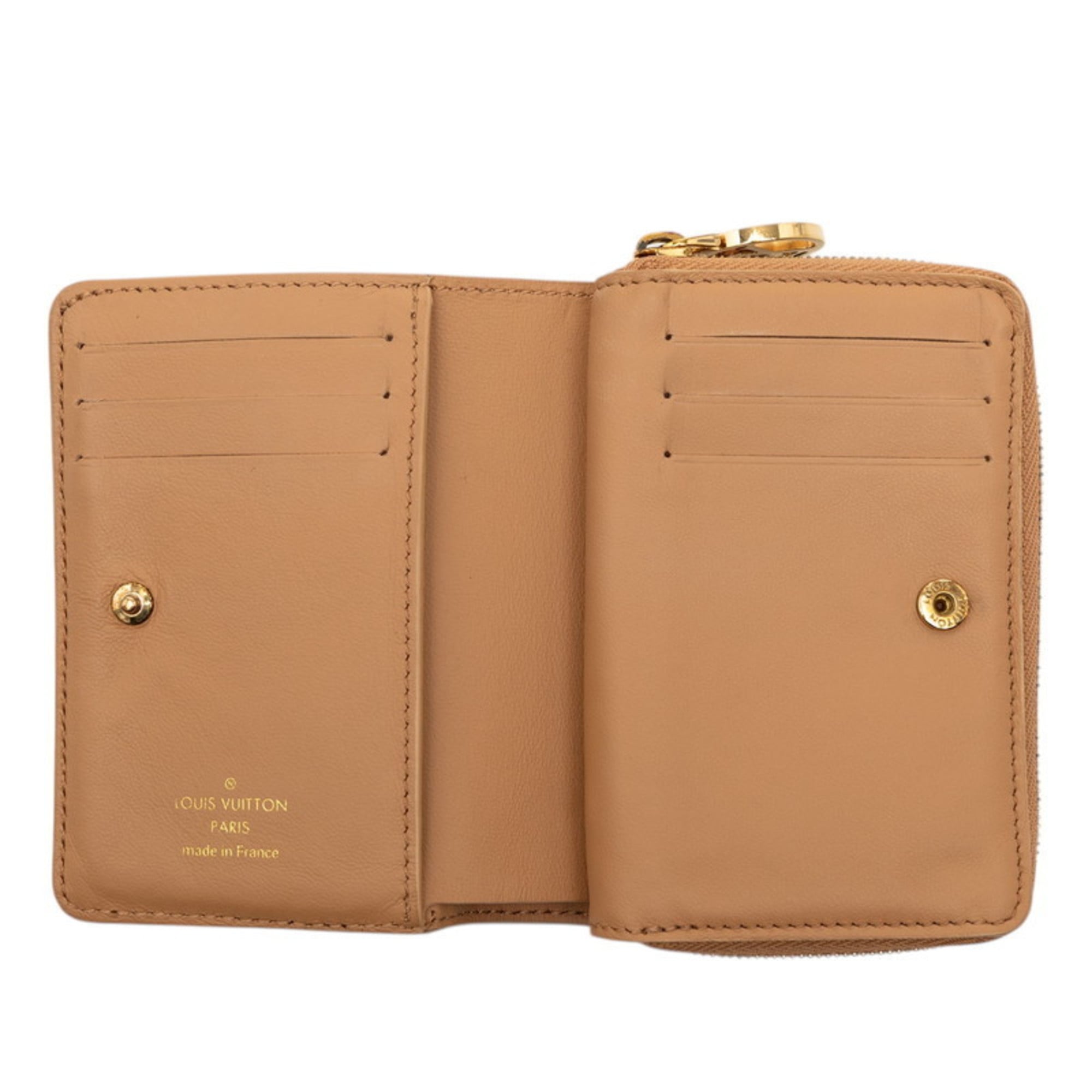 Louis Vuitton Brown Camel Leather Wallet (Bi-Fold) (Pre-Owned)