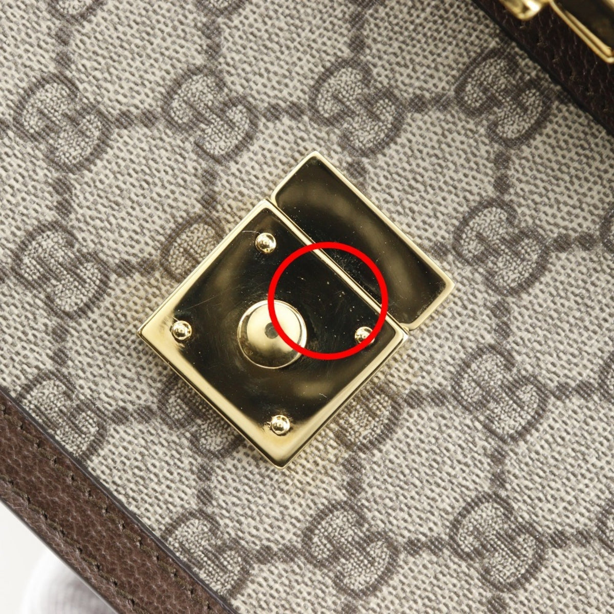 Gucci Sherry Line Brown Gg Supreme Shoulder Bag (Pre-Owned)