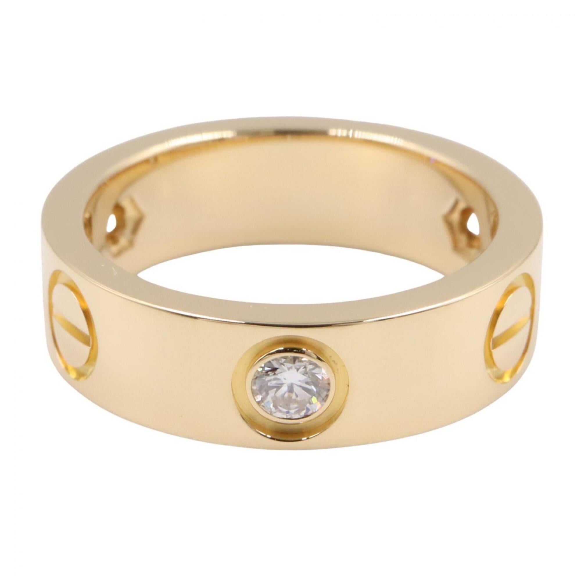 Cartier Gold Clear Yellow Gold (18K) Band Ring (Pre-Owned)