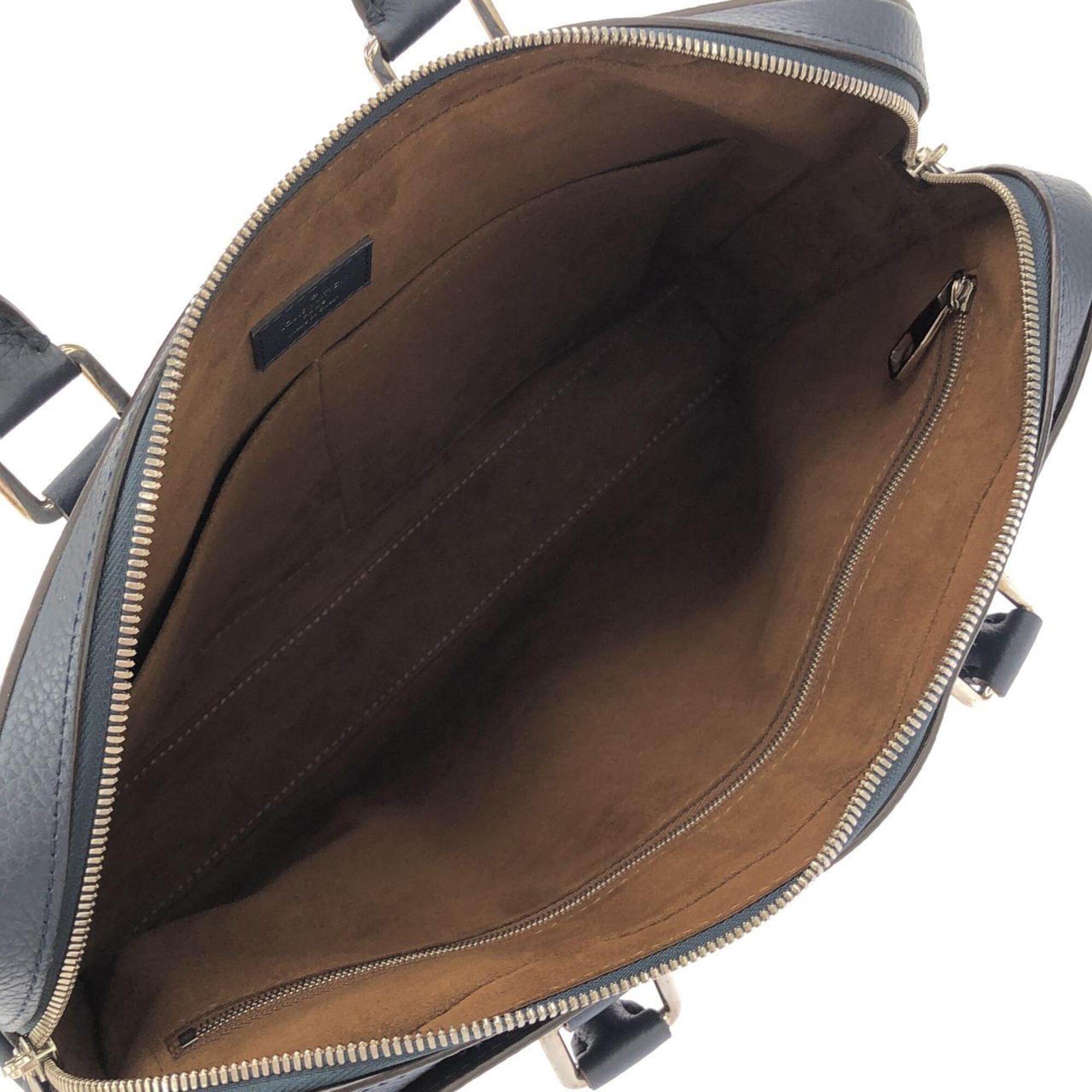 Louis Vuitton Taurillon Navy Leather Briefcase (Pre-Owned)