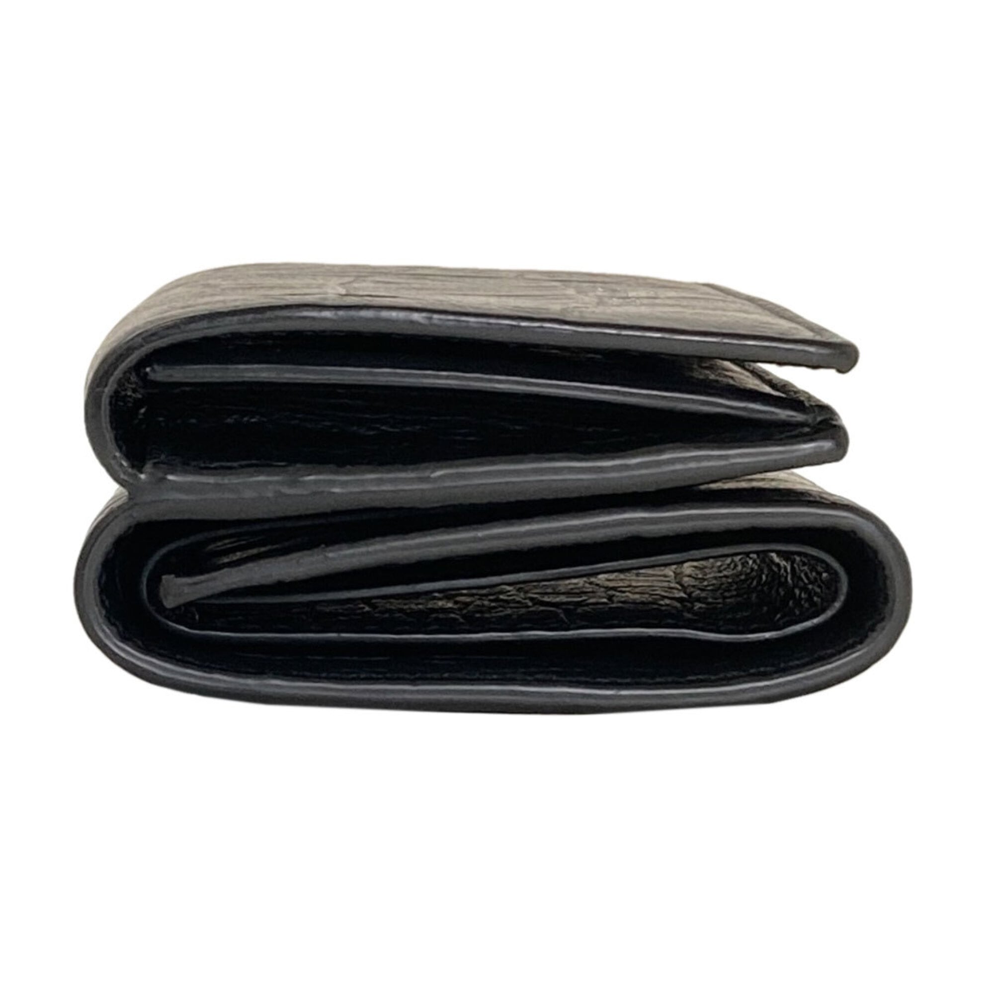 Saint Laurent Black Leather Wallet (Bi-Fold) (Pre-Owned)
