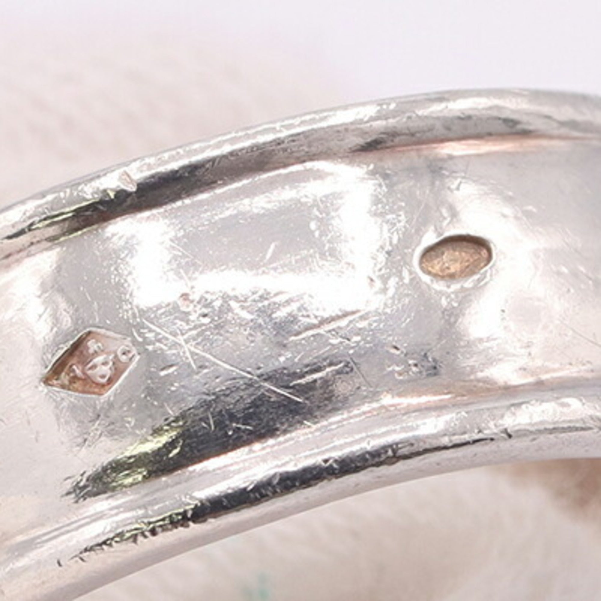 Hermes Yellow Gold (18K) Sterling Silver 925 Band Ring (Pre-Owned)