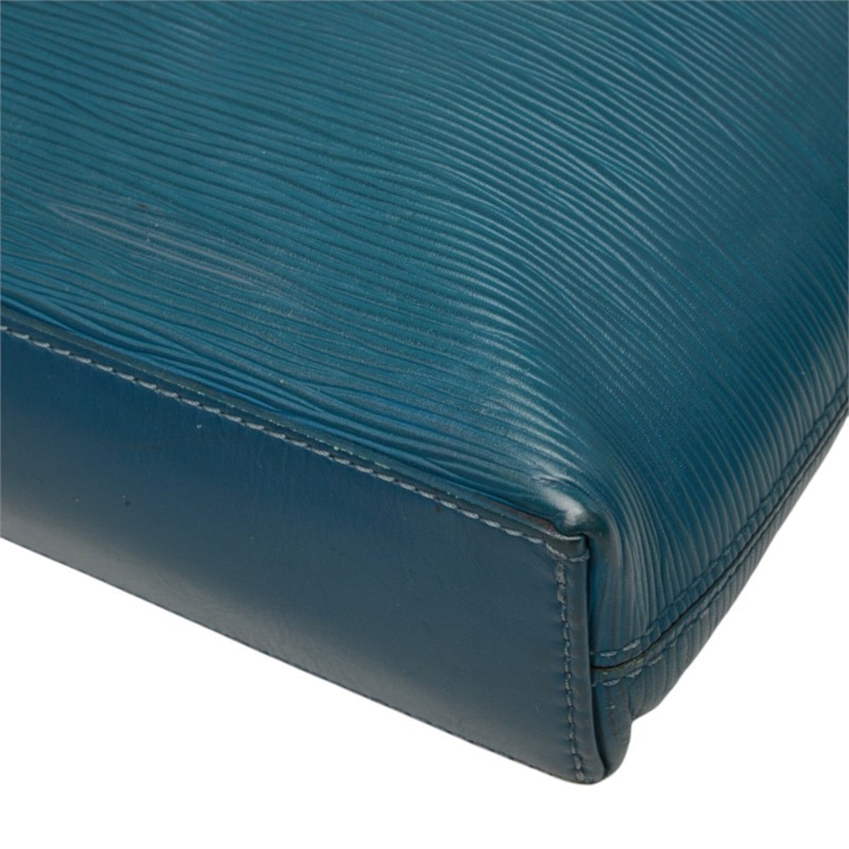 Louis Vuitton Toledo Blue Leather Briefcase (Pre-Owned)