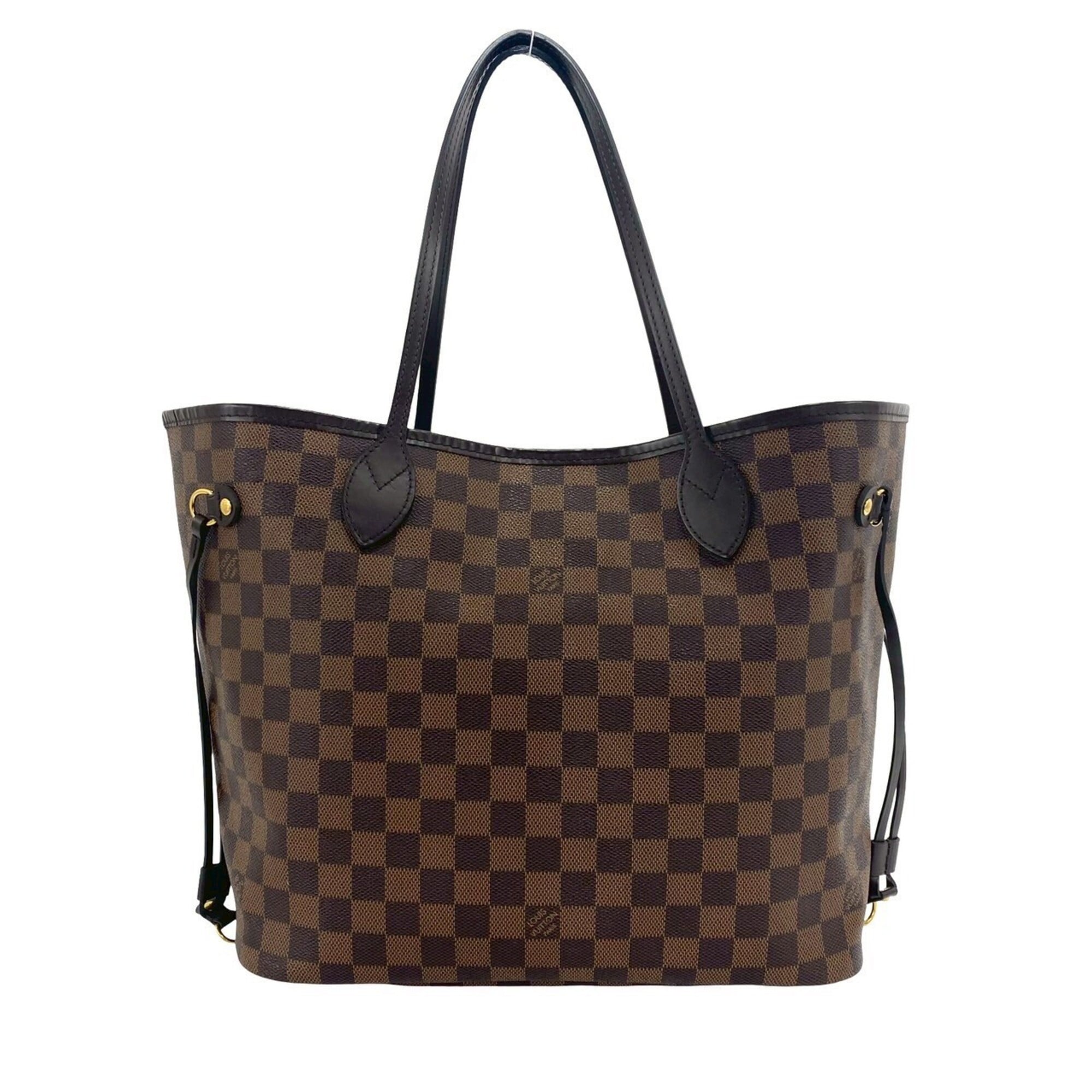 Louis Vuitton Brown Pvc Leather Handbag Pouch Tote Bag (Pre-Owned)