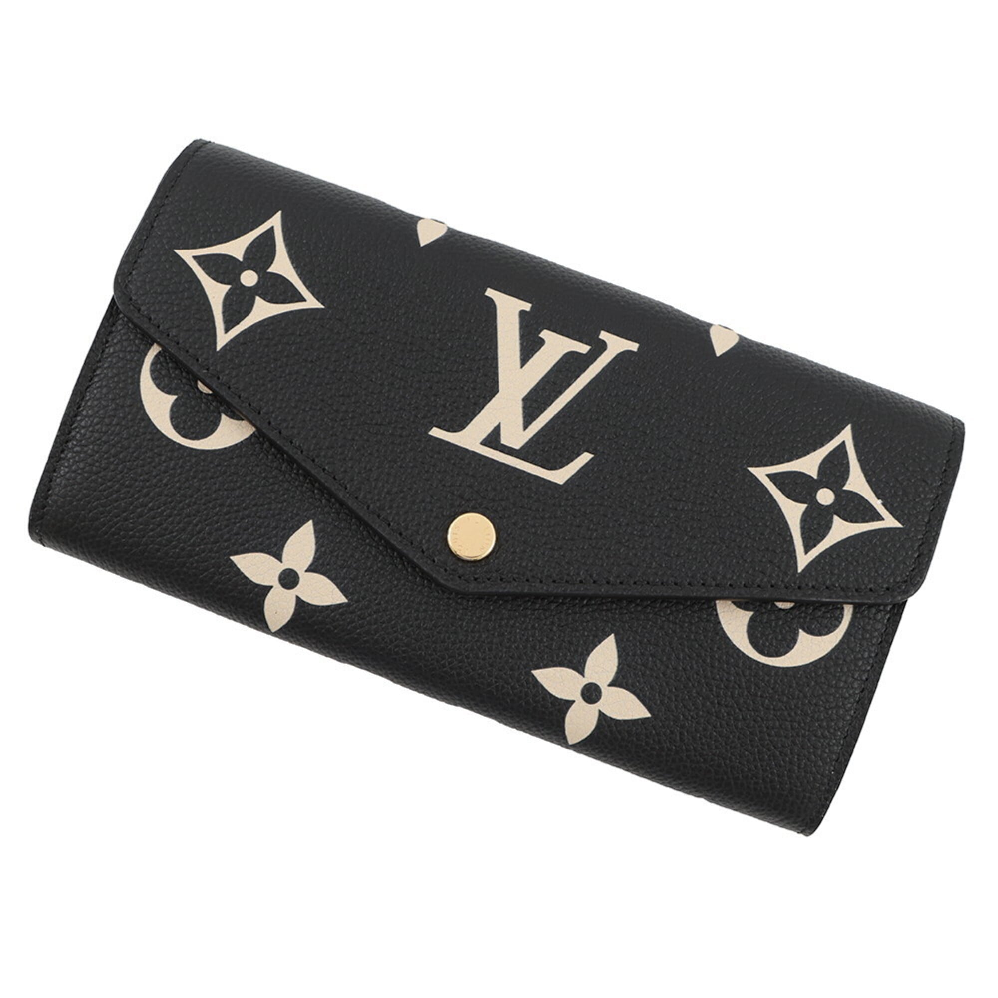 Louis Vuitton Beige Noir Monogram Empreinte Coin Purse/Coin Case (Pre-Owned)