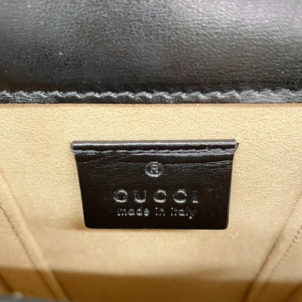 Gucci Black Leather Shoulder Bag (Pre-Owned)