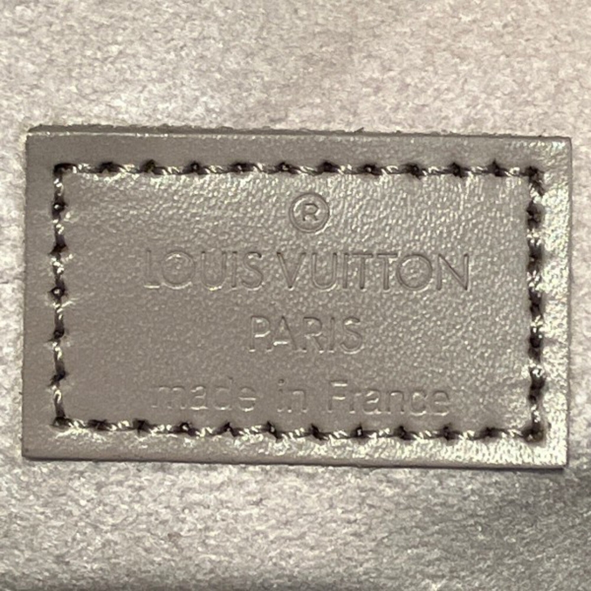 Louis Vuitton Purple Leather Handbag Tote Bag (Pre-Owned)