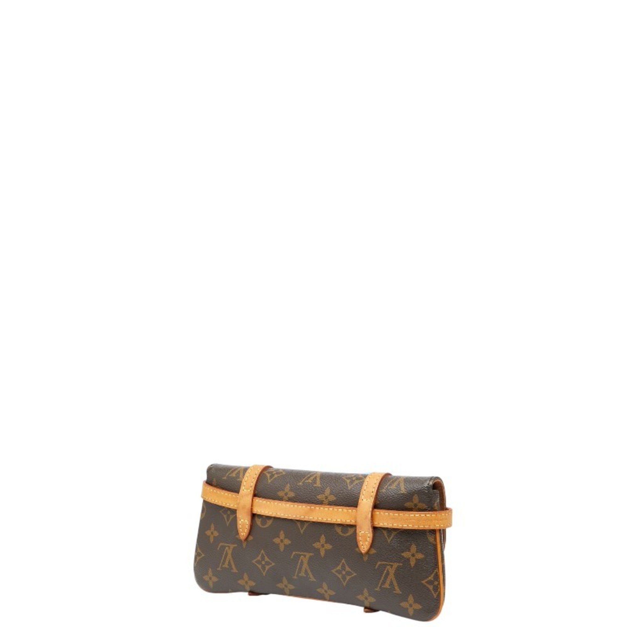 Louis Vuitton Brown Pvc Leather Fanny Pack Pochette (Pre-Owned)